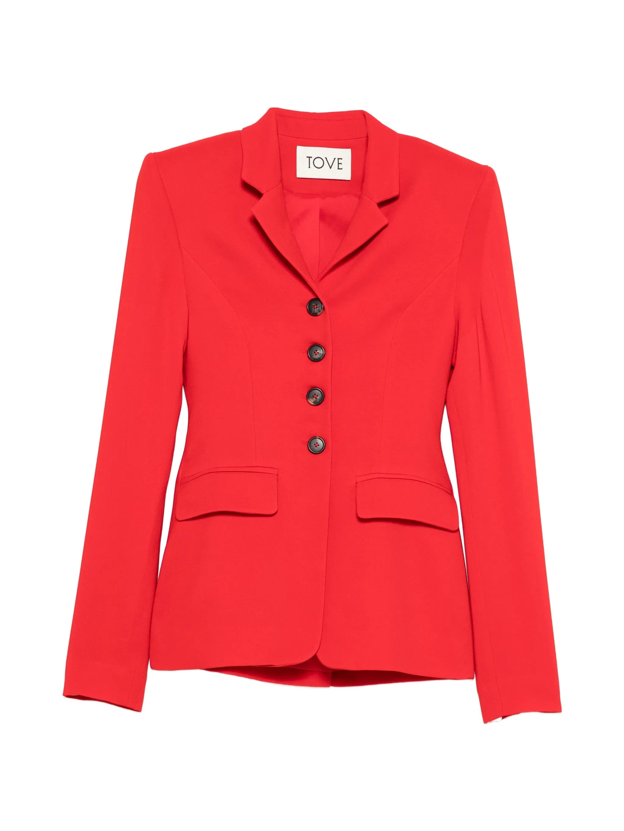 TOVE Merl buttoned flap - pocket blazer