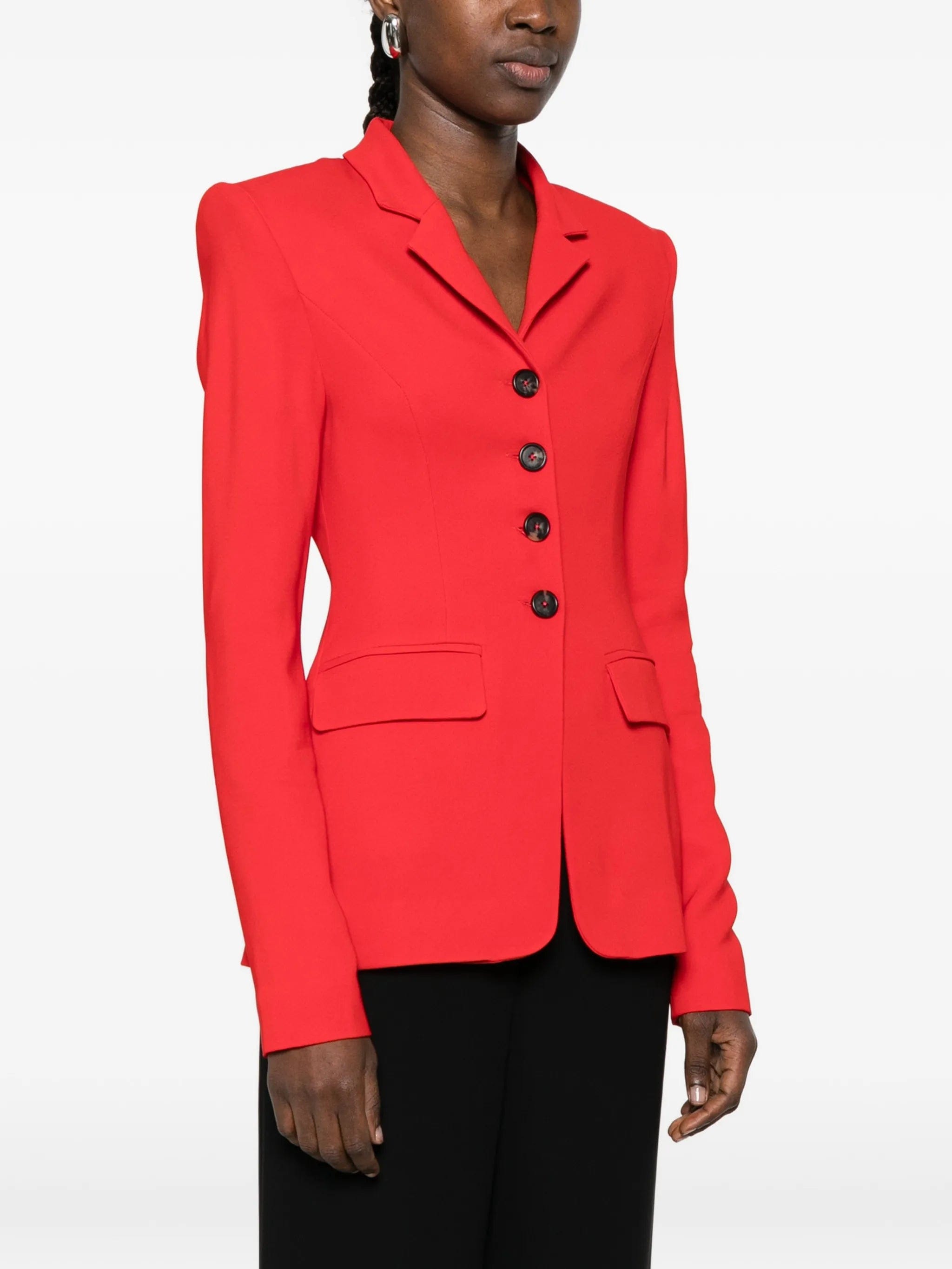 TOVE Merl buttoned flap - pocket blazer