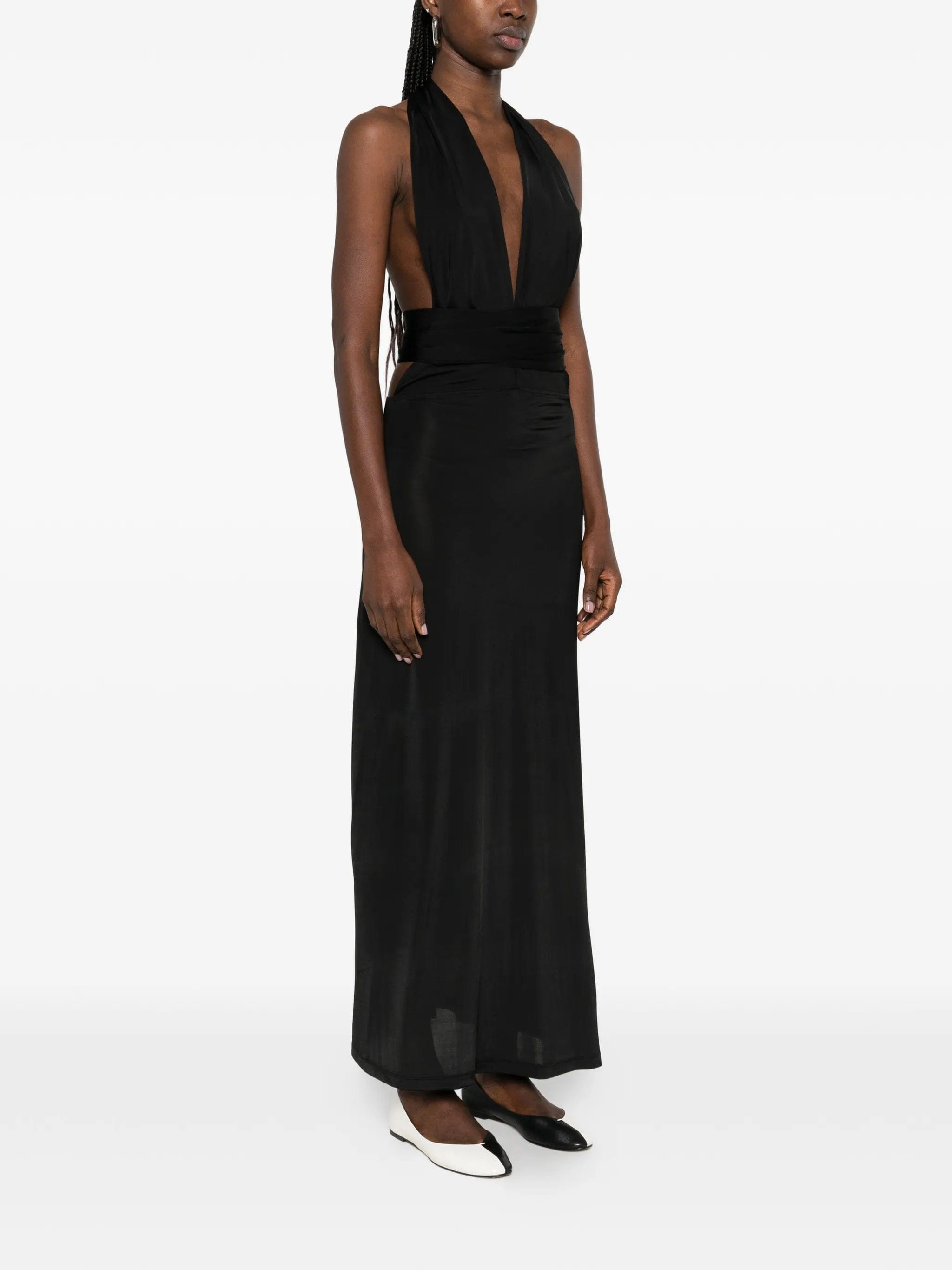 Aya Muse Zirra V - neck midi dress