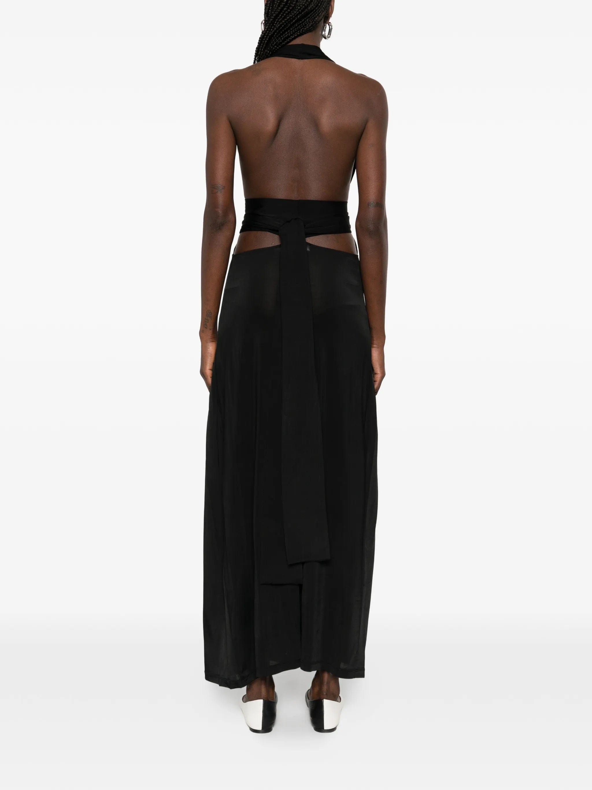Aya Muse Zirra V - neck midi dress