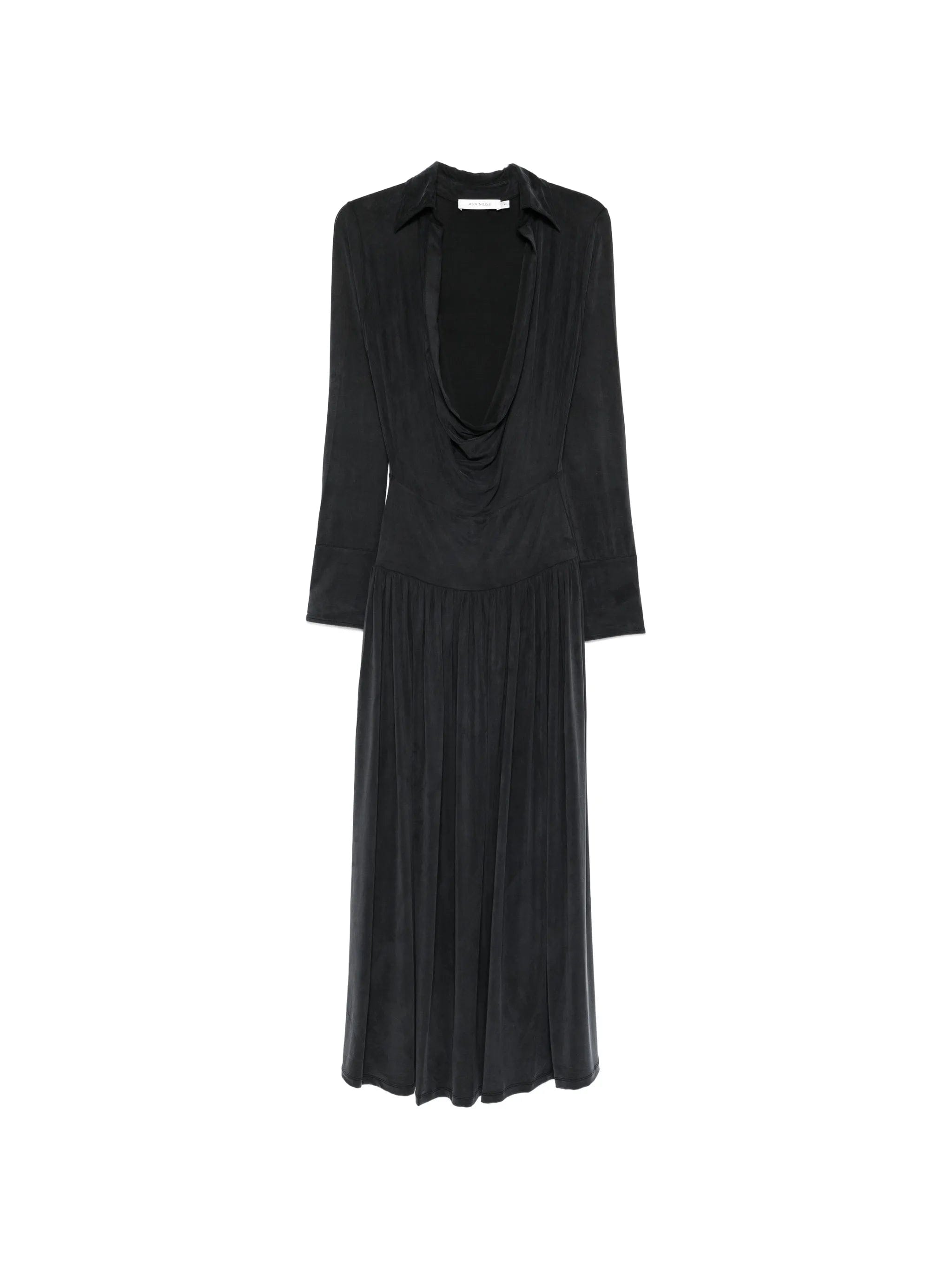 Aya Muse Mer pleated midi dress