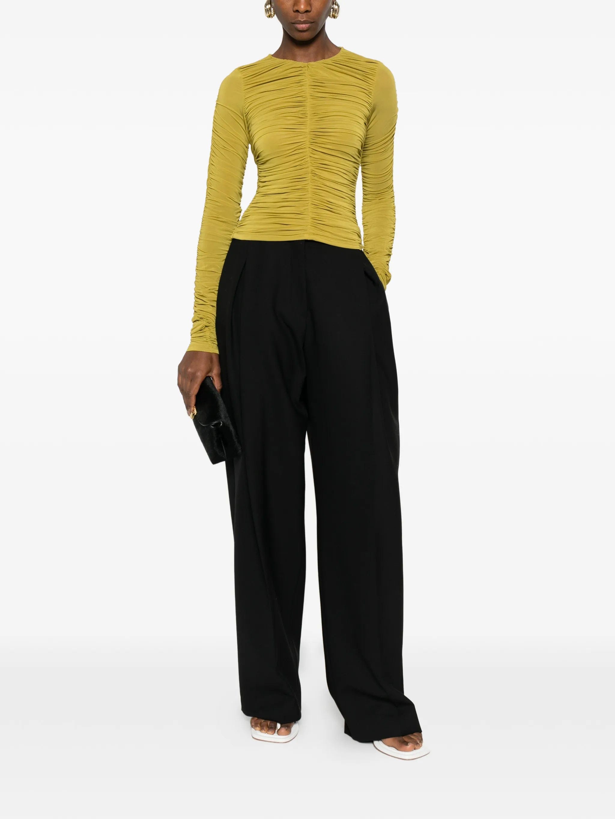 TOVE Nevin gathered blouse