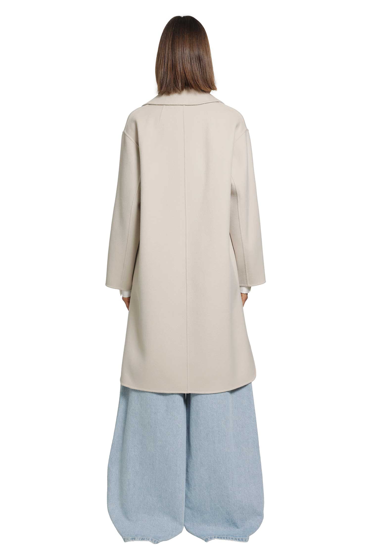 S MAX MARA Double - breasted Wool Midi Coat