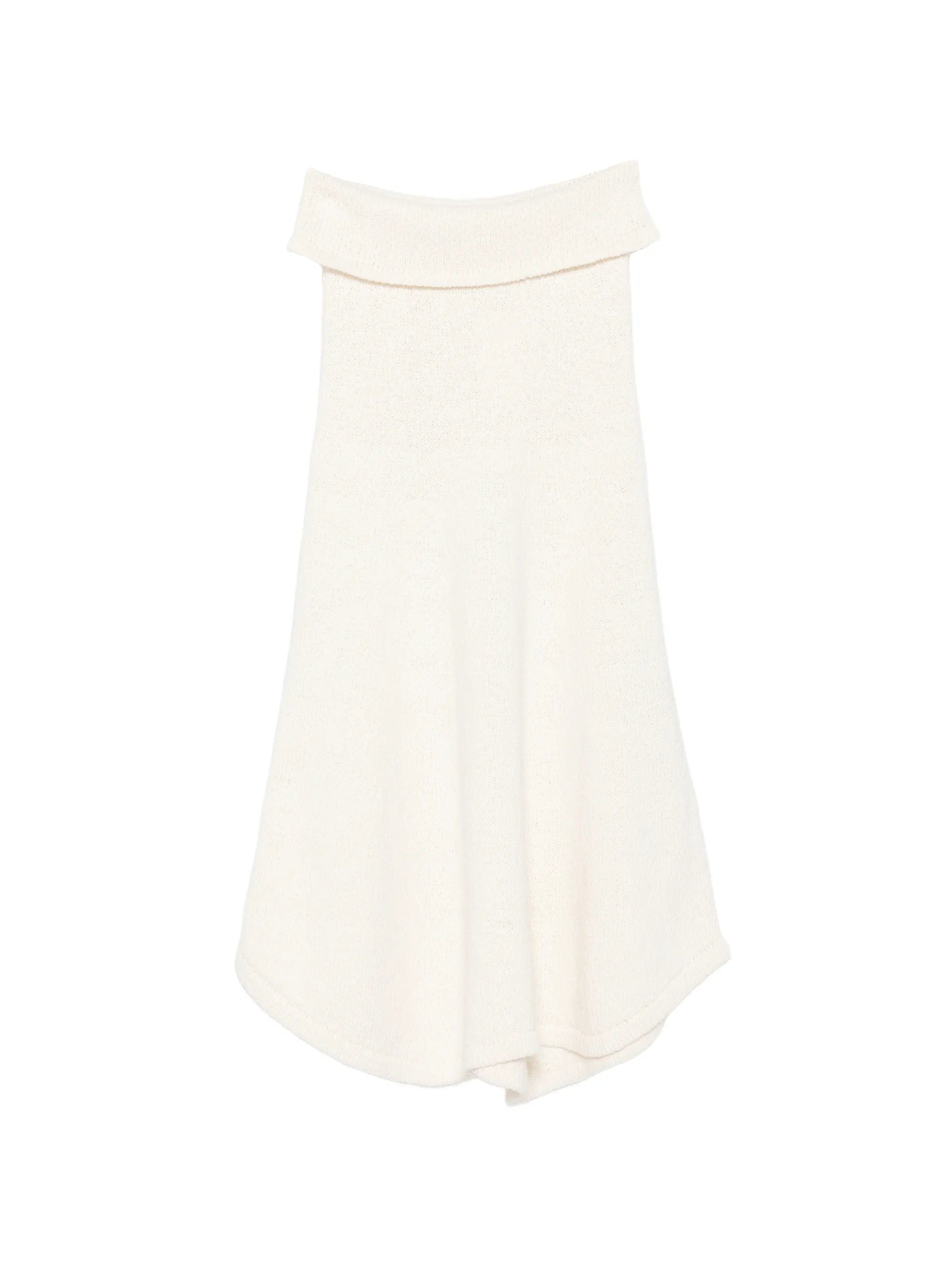 Aya Muse Kena asymmetric knitted maxi skirt