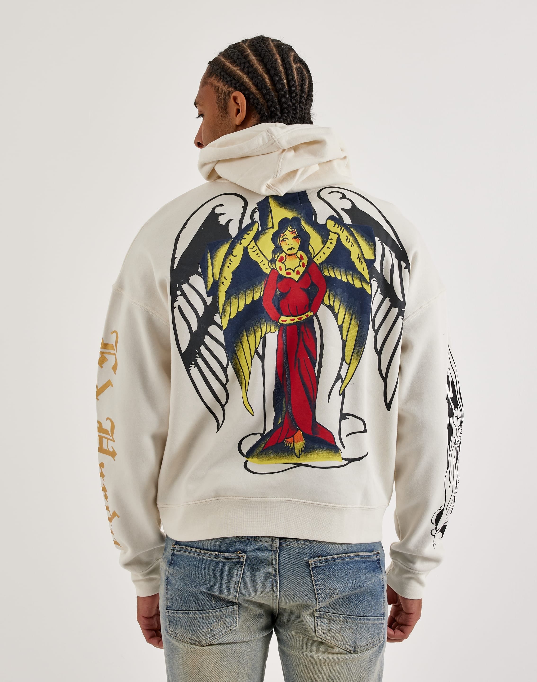 Ed Hardy Savior Pullover Fleece Hoodie