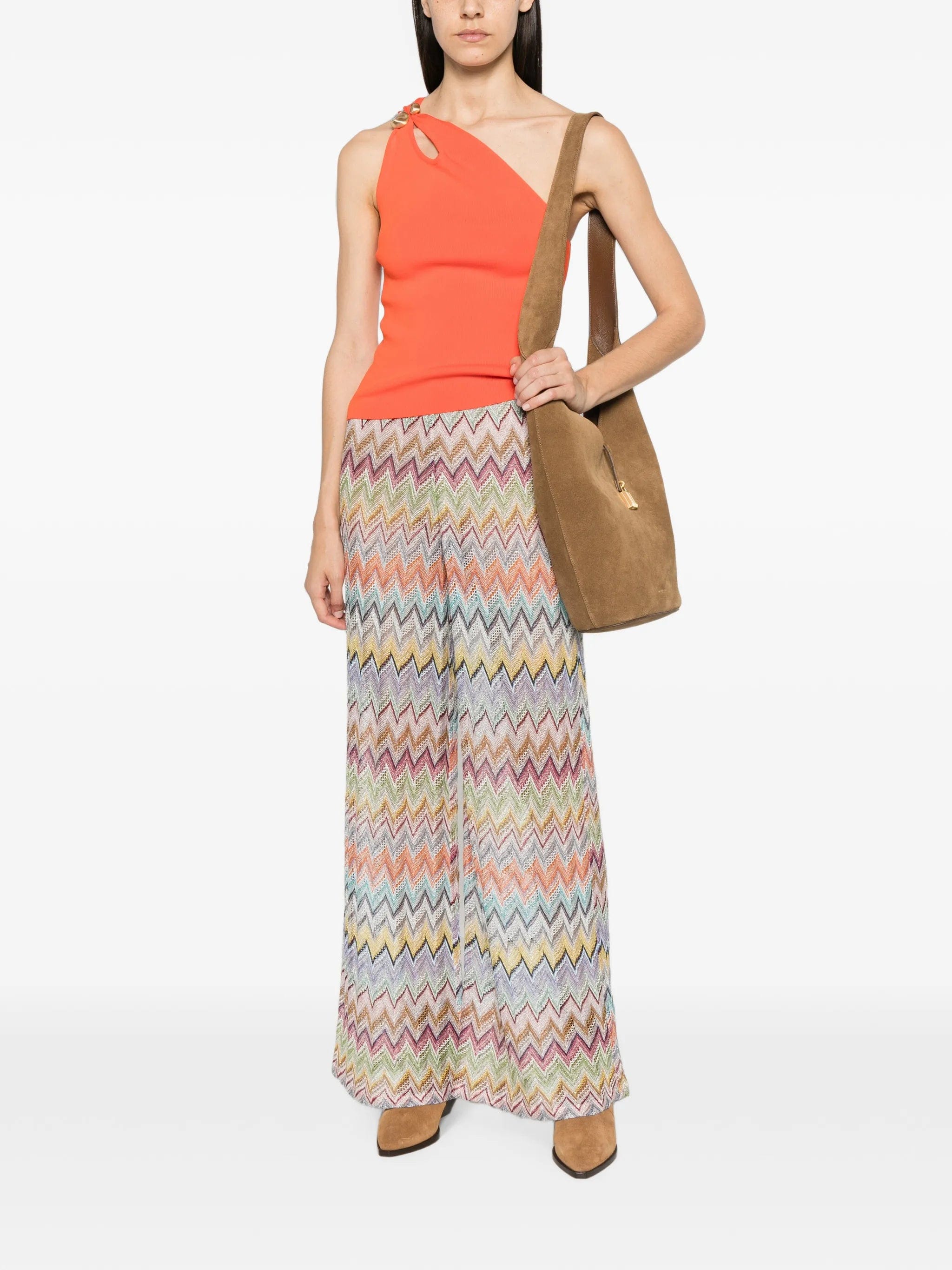 Missoni zigzag - knit trousers