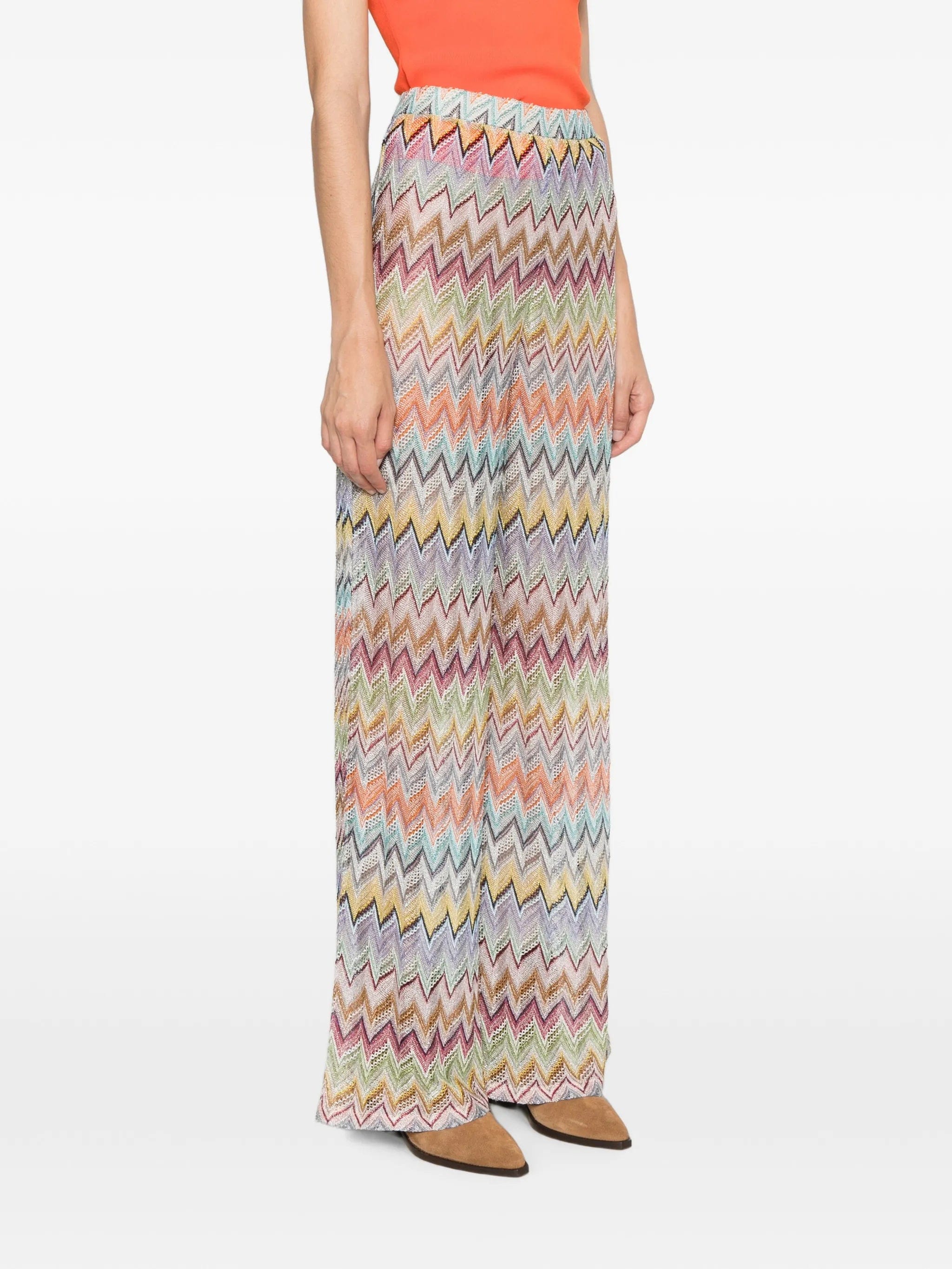 Missoni zigzag - knit trousers