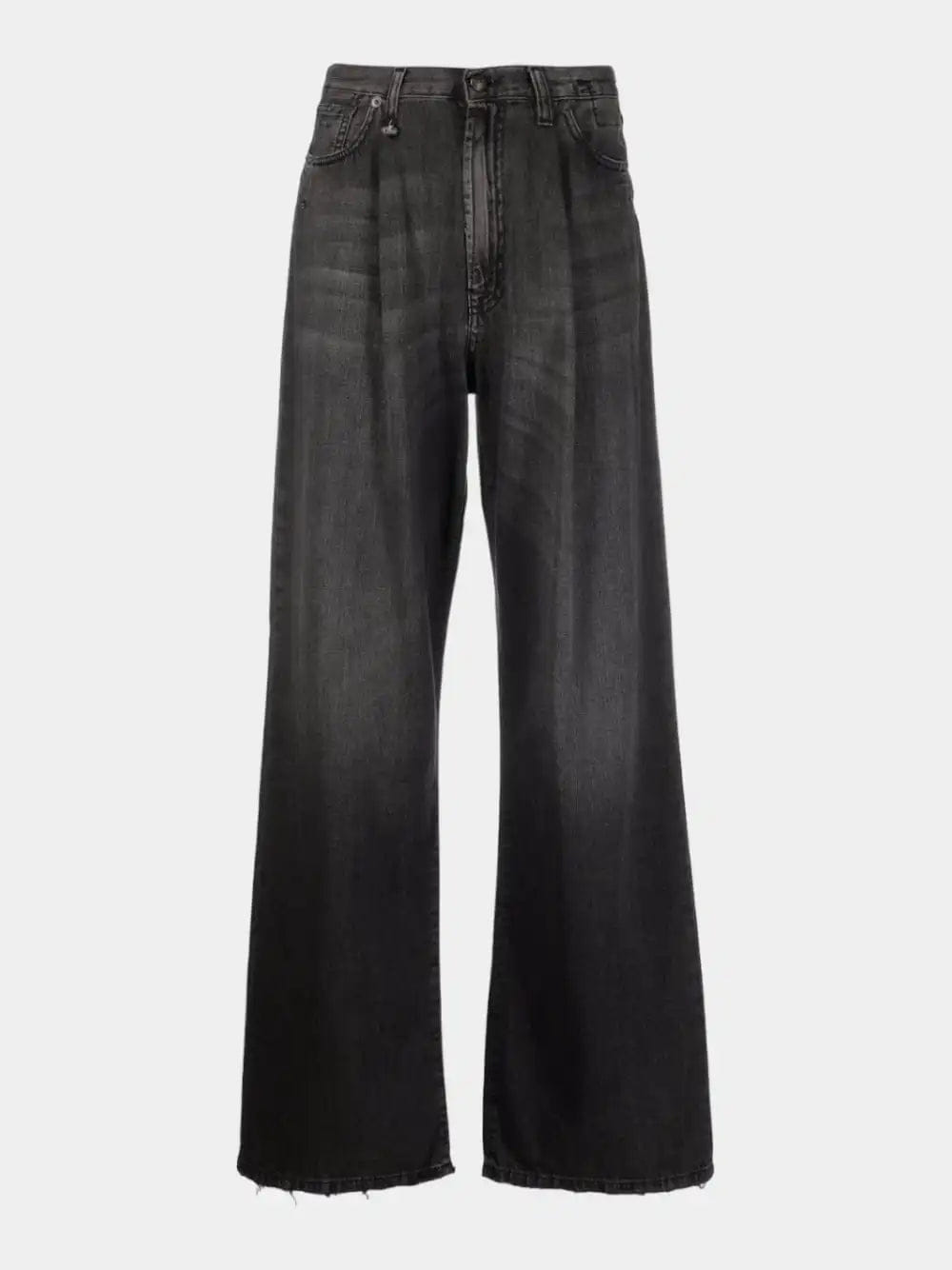 R13 Jean large gris délavé Ellery