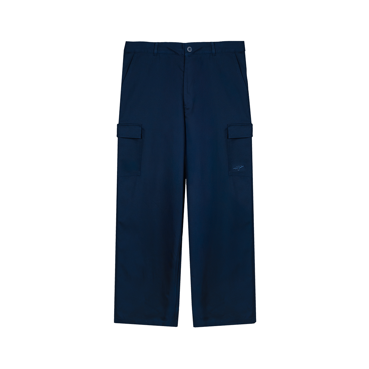 Blue Titan Essential Cargo Pants - Navy Blue