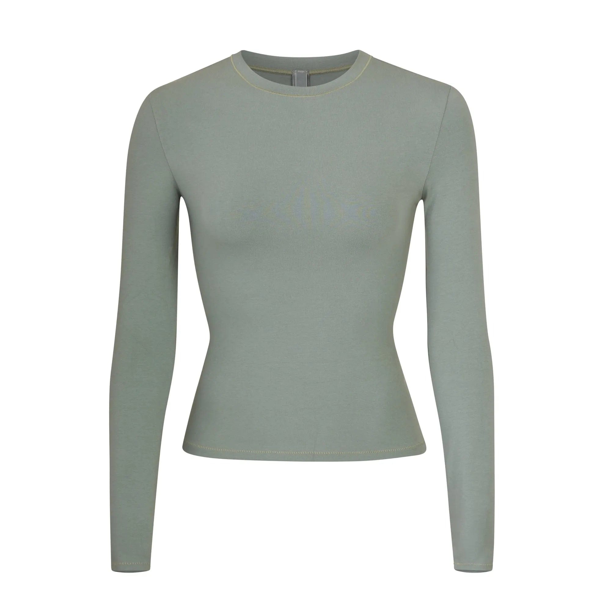 COTTON JERSEY Skims Cotton Jersey Long Sleeve T - Shirt Mineral