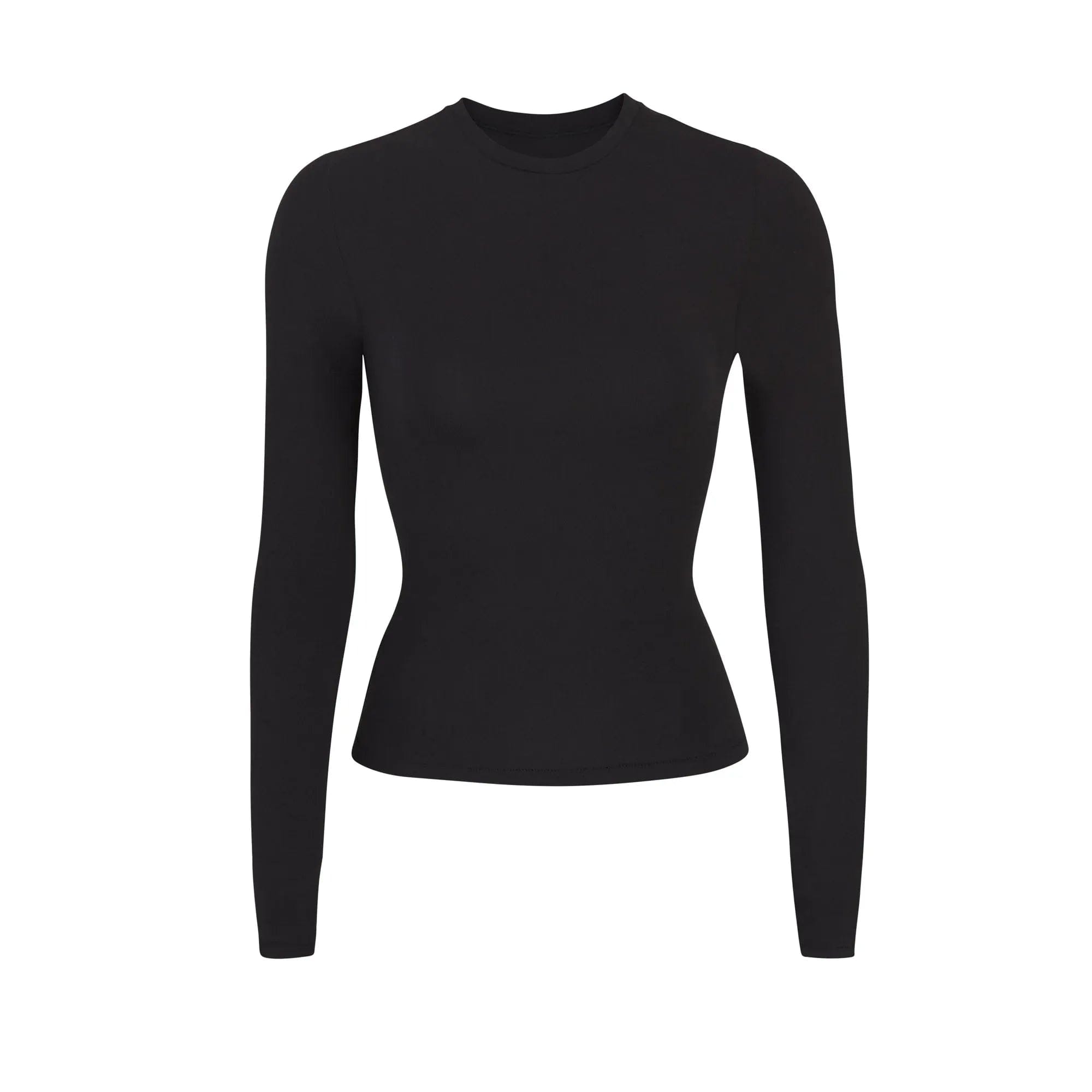 COTTON JERSEY Skims Cotton Jersey Long Sleeve T - Shirt Soot