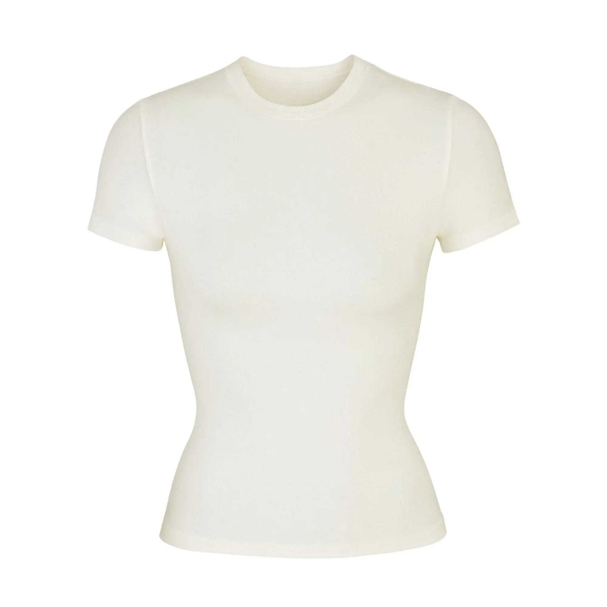 COTTON JERSEY Skims Cotton Jersey T - shirt Bone