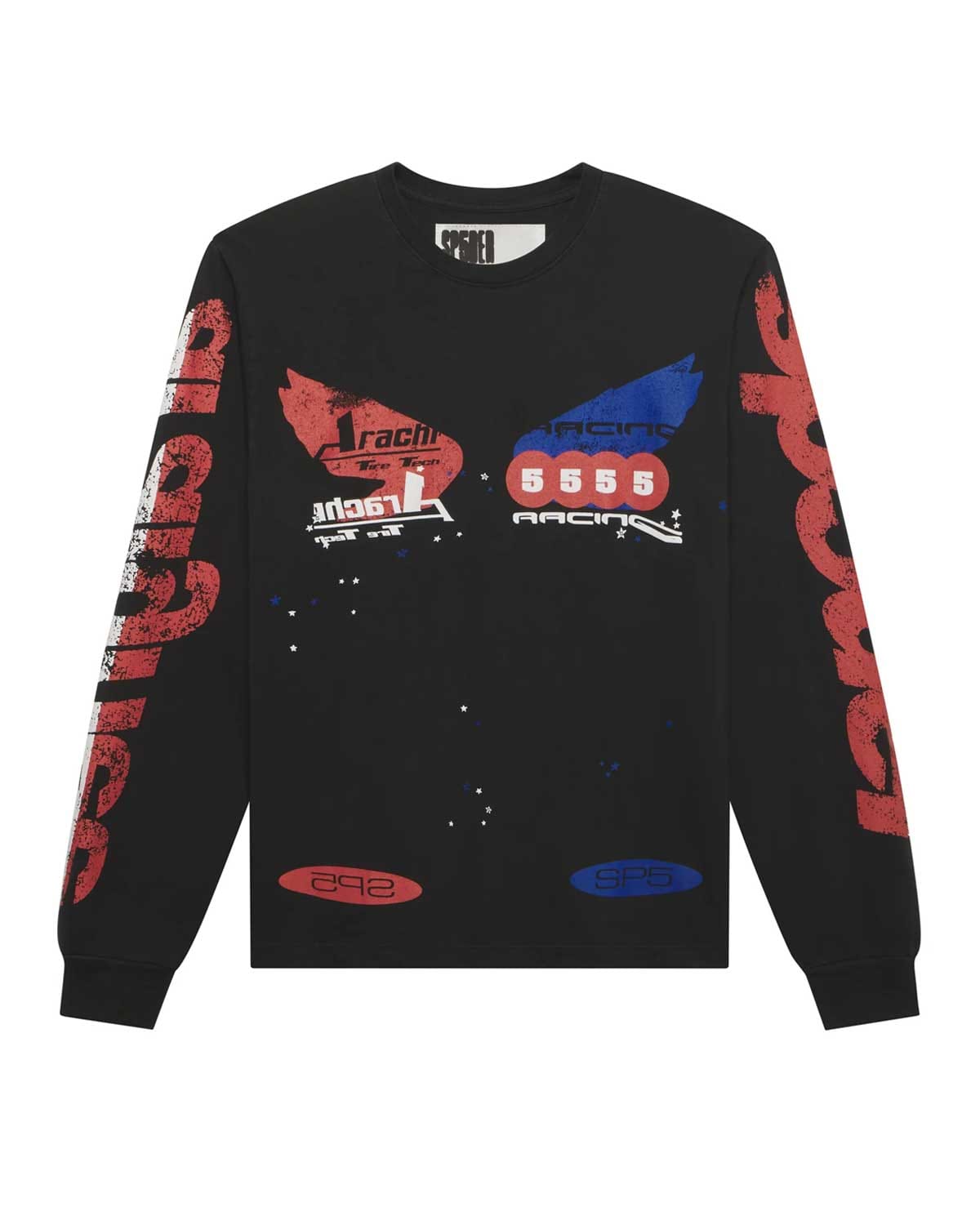 Sp5der Worldwide Sp5der Tire Tech L/S T-Shirt Black