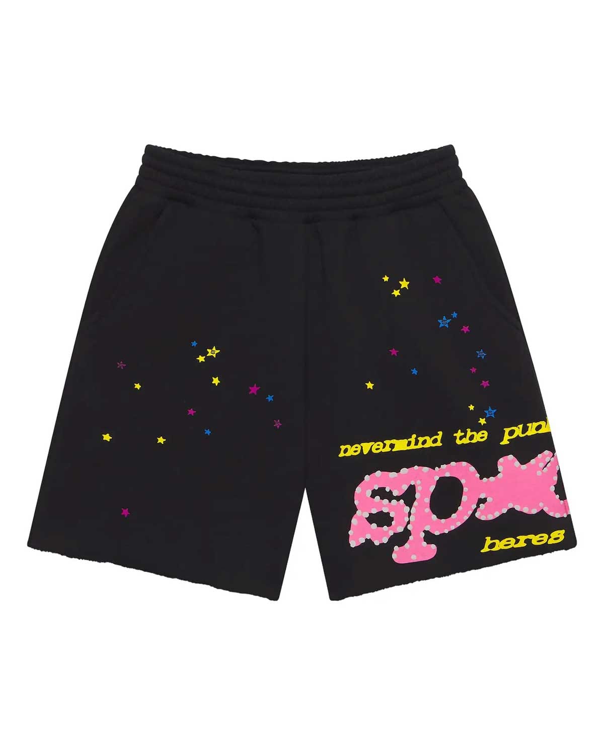 Sp5der Worldwide Sp5der P*nk V2 Sweatshorts Black