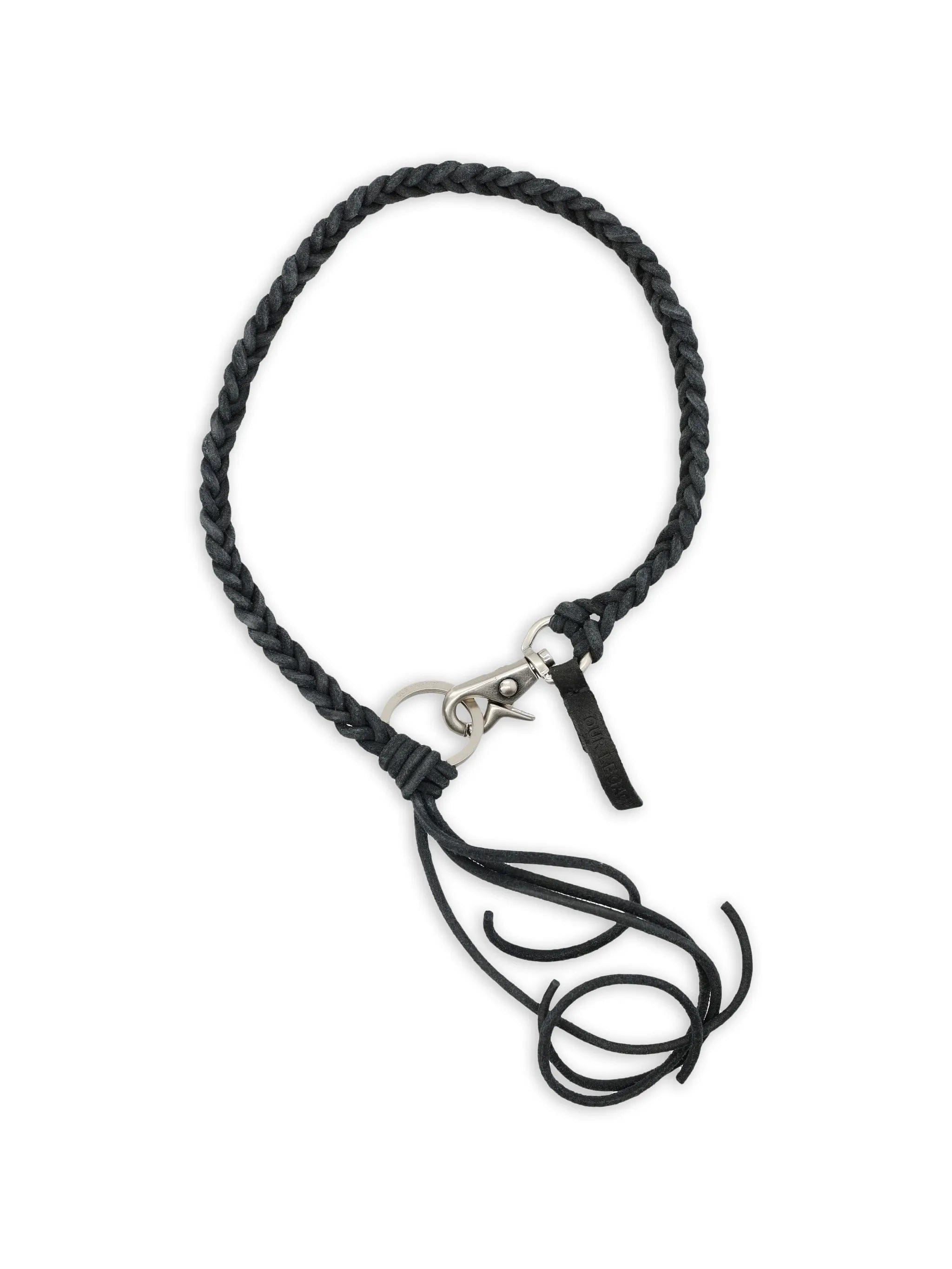 OUR Legacy braided leather key chain