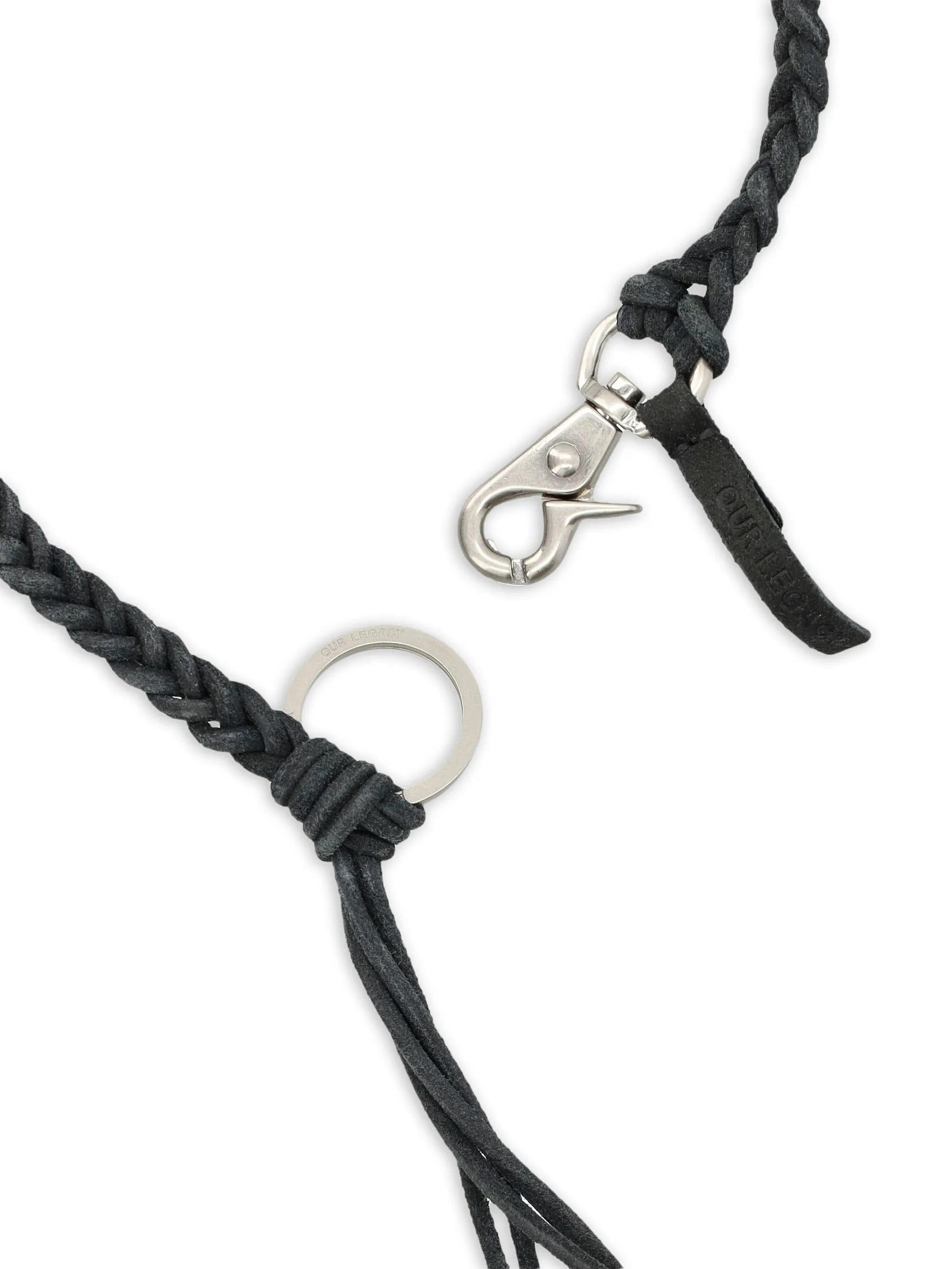 OUR Legacy braided leather key chain
