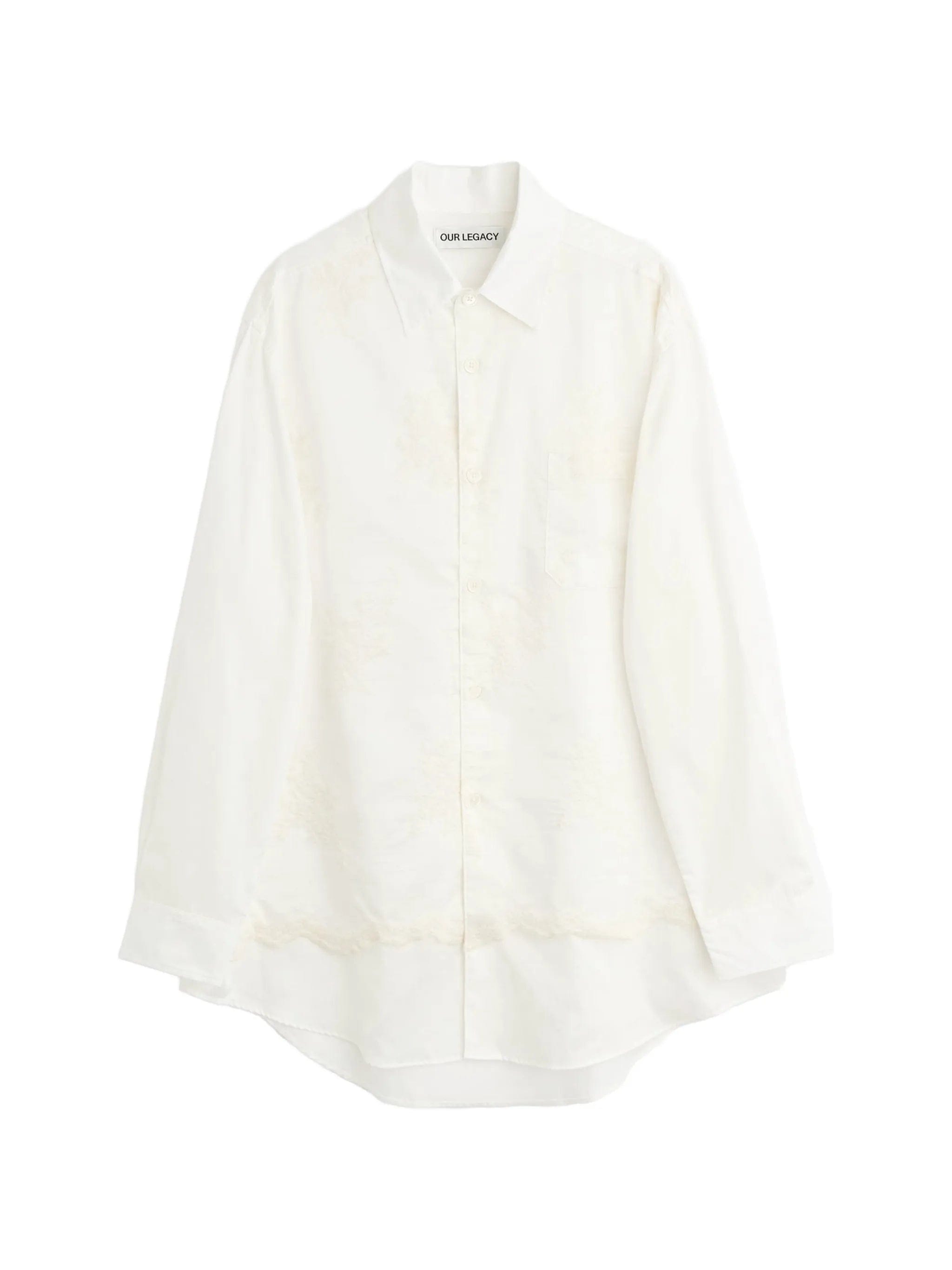 OUR Legacy Vast floral - lace shirt