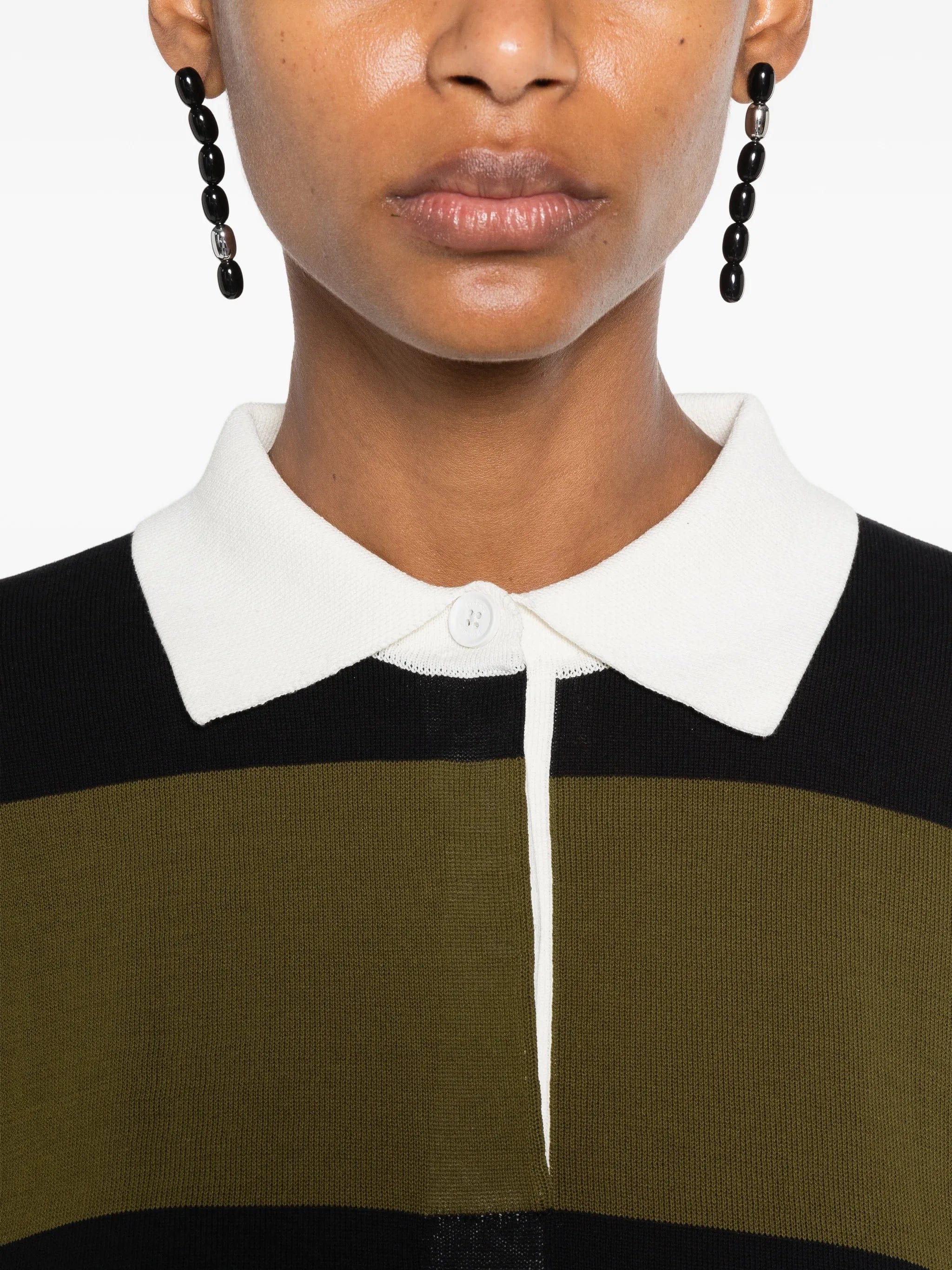 Proenza Schouler Corinna striped cotton polo - shirt
