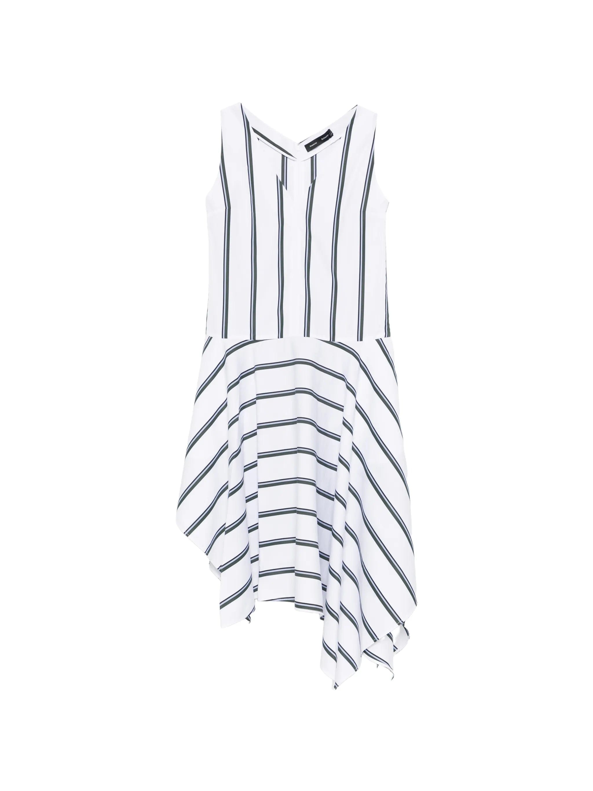 Proenza Schouler Beatriz striped handkerchief - hem dress