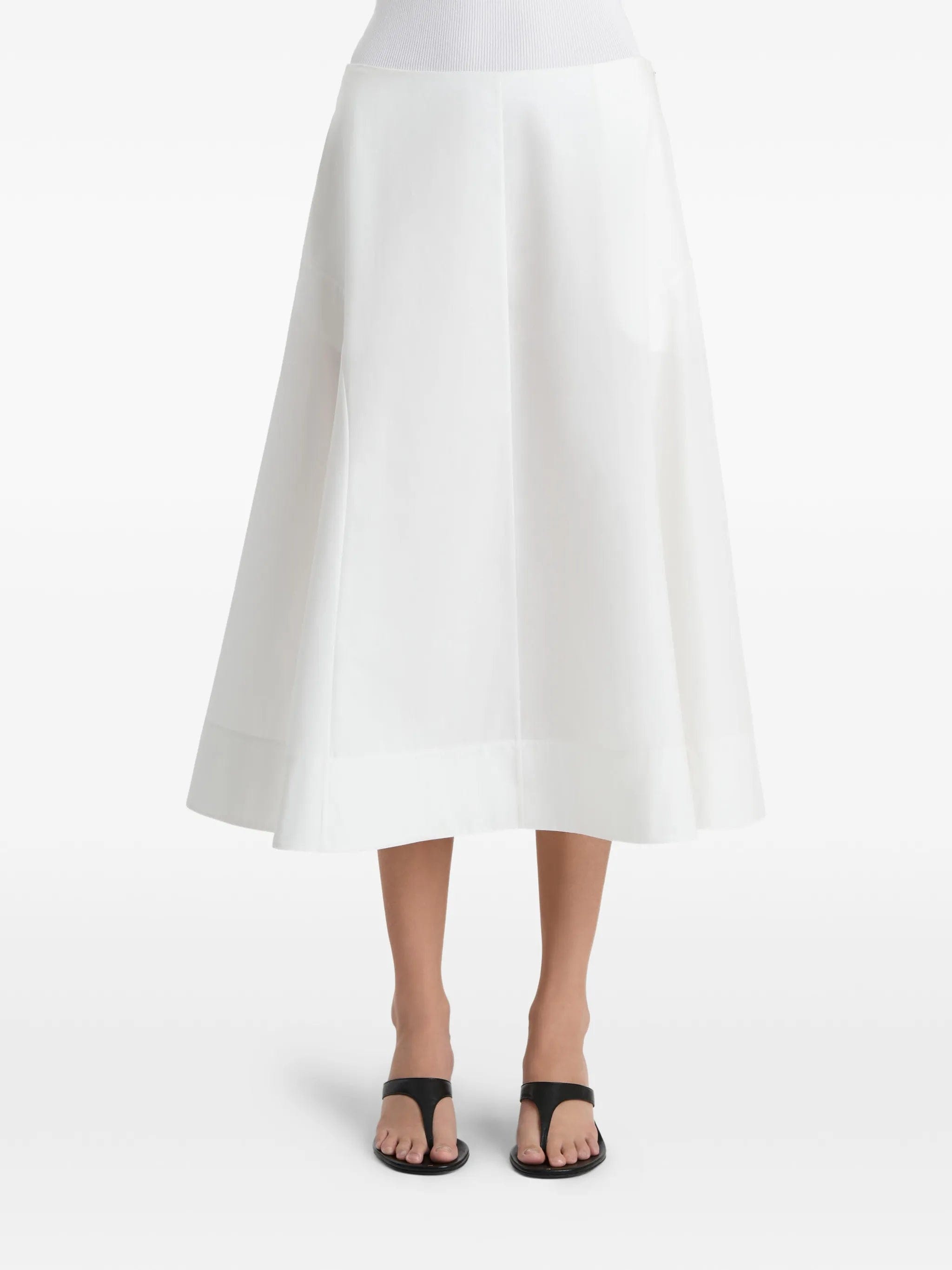 Khaite Artin midi skirt
