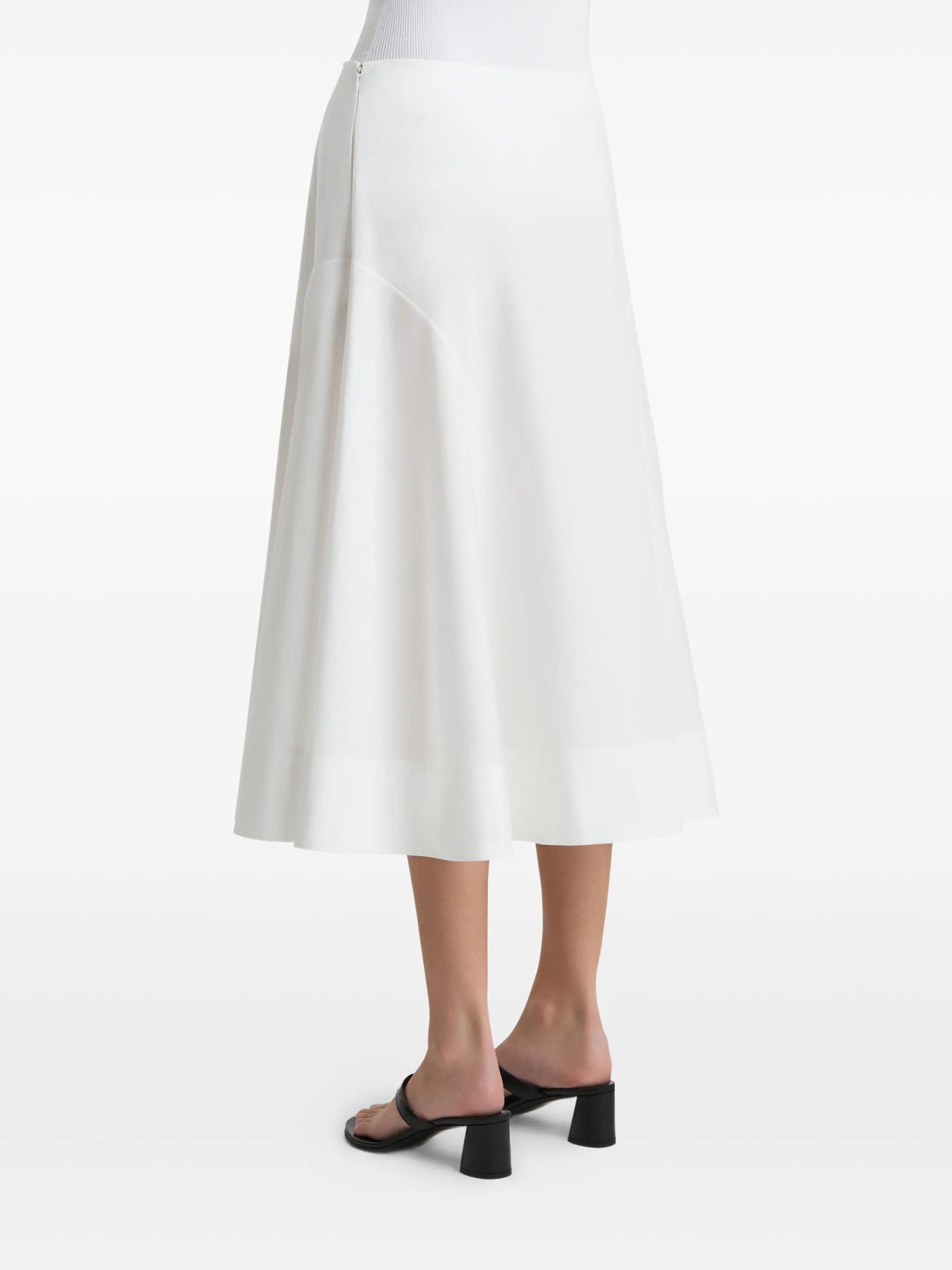 Khaite Artin midi skirt