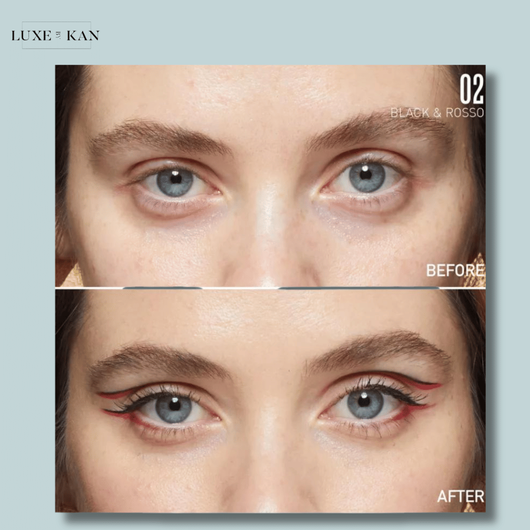 Valentino Beauty Twin Liner Double - Ended Eyeliner Black and Rosso 0.5 ml
