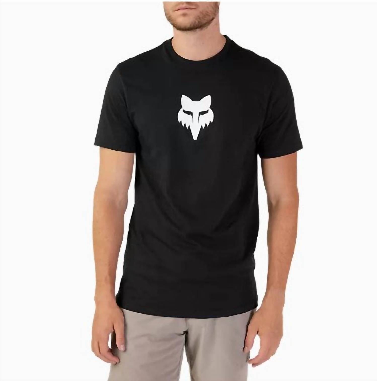 Head Fox Head Premium T-Shirt In Black