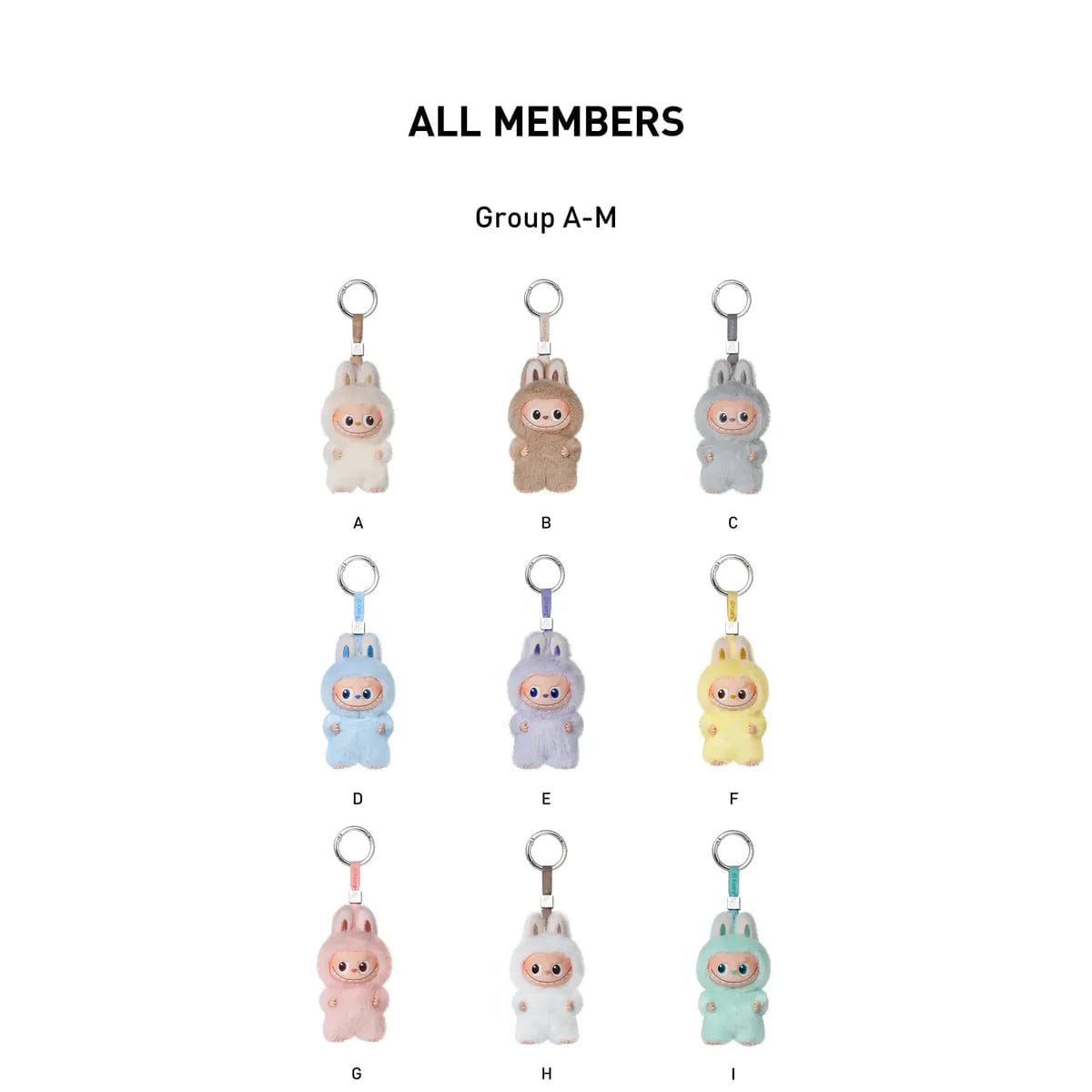 the monsters Popmart Labubu THE MONSTERS Pin for Love Series - Vinyl Plush Pendant Sealed Case (A - M)