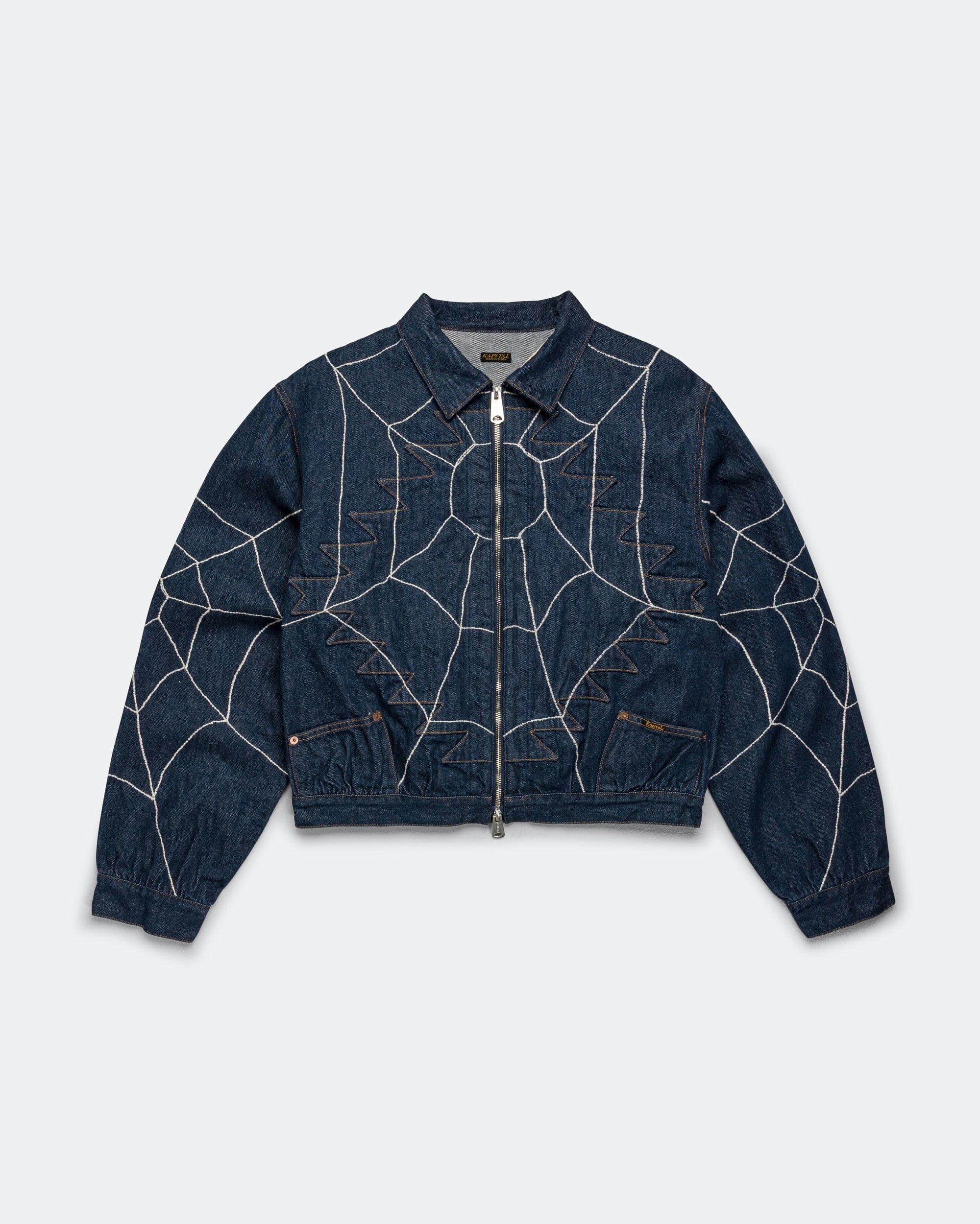 Kapital 13 oz Denim STD Thunderbird Blouson (KOUNTRY DREAM CATCH Remake) - Indigo