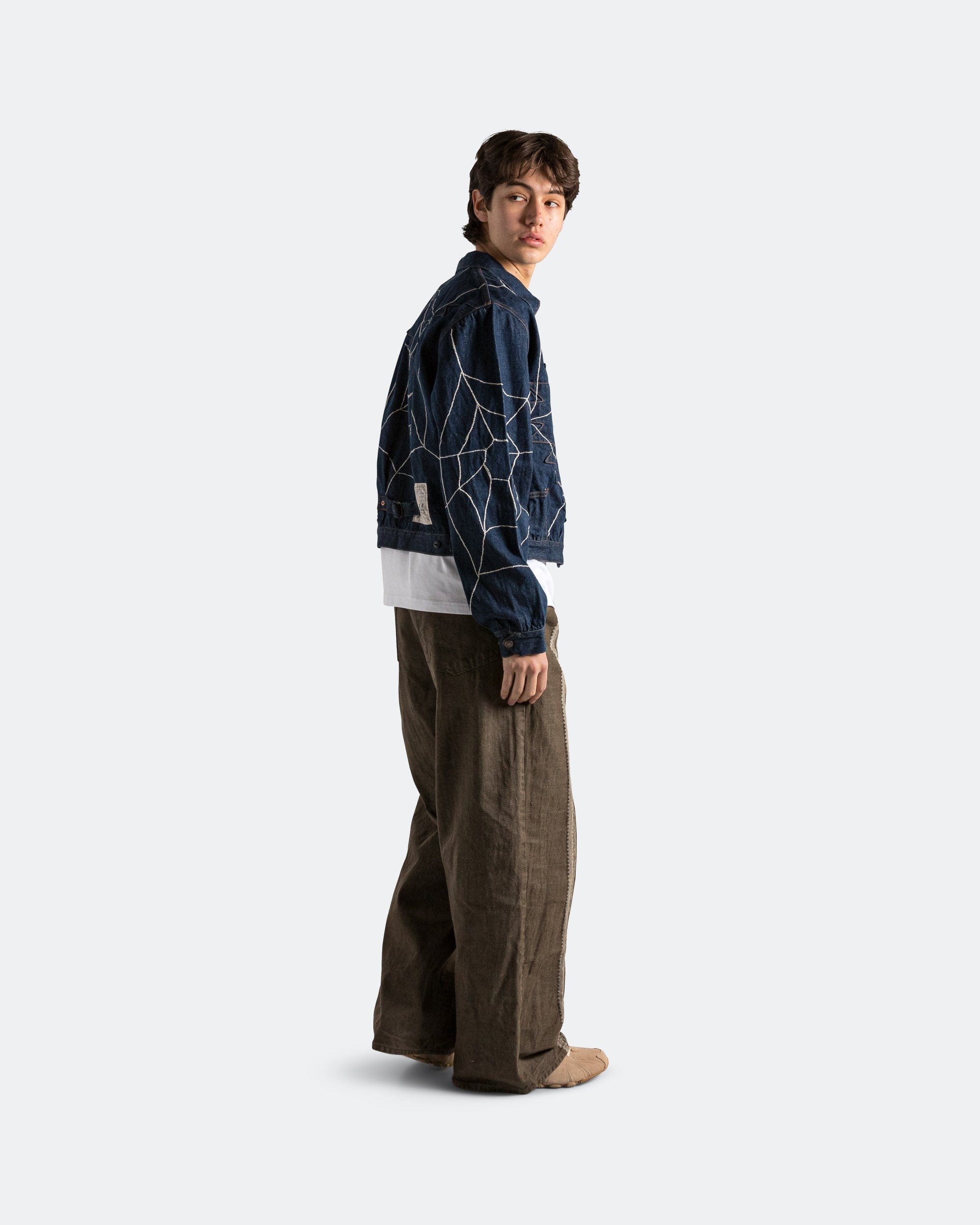Kapital 13 oz Denim STD Thunderbird Blouson (KOUNTRY DREAM CATCH Remake) - Indigo