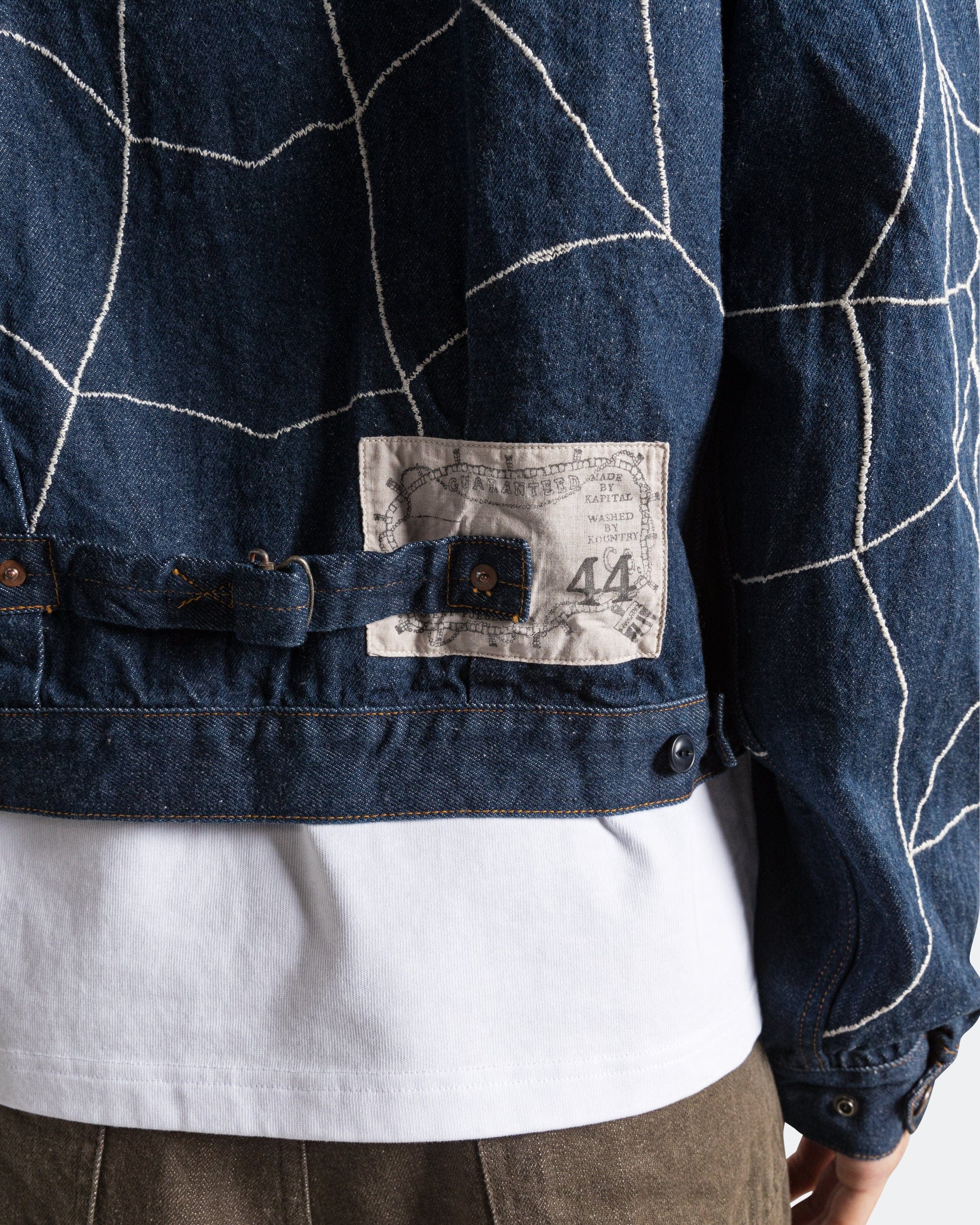 Kapital 13 oz Denim STD Thunderbird Blouson (KOUNTRY DREAM CATCH Remake) - Indigo