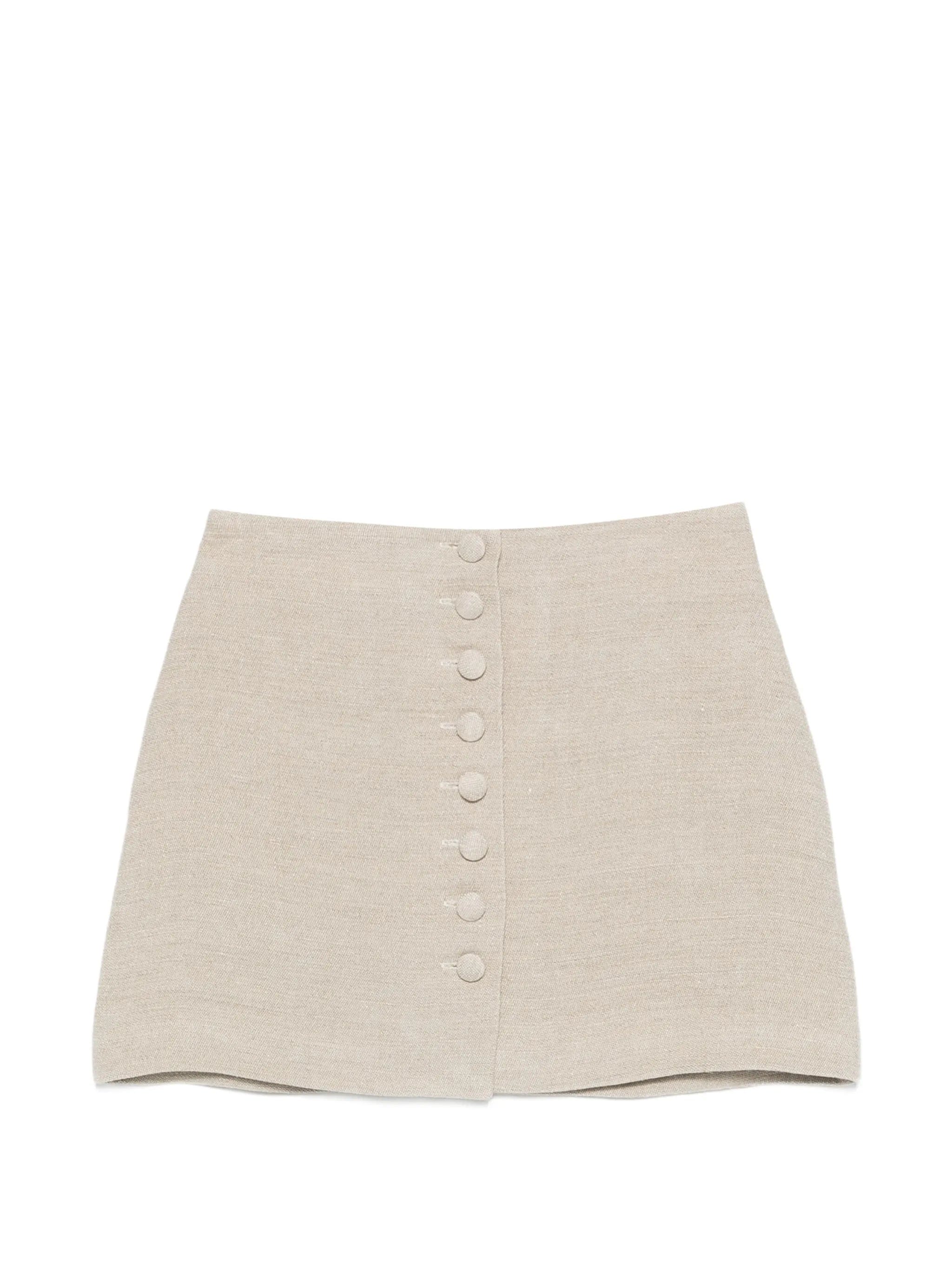 Liberowe buttoned mini skirt