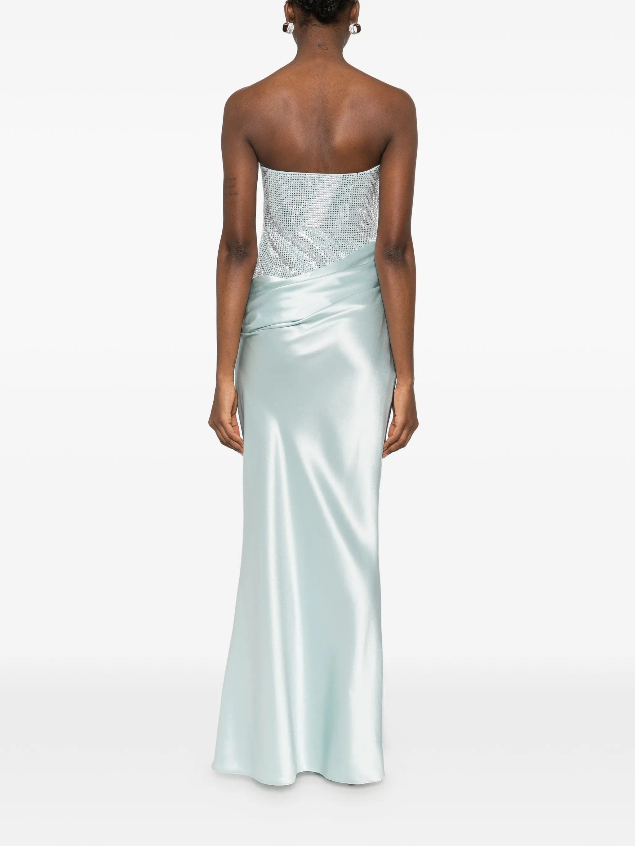 Retrofete Alexandra draped maxi dress