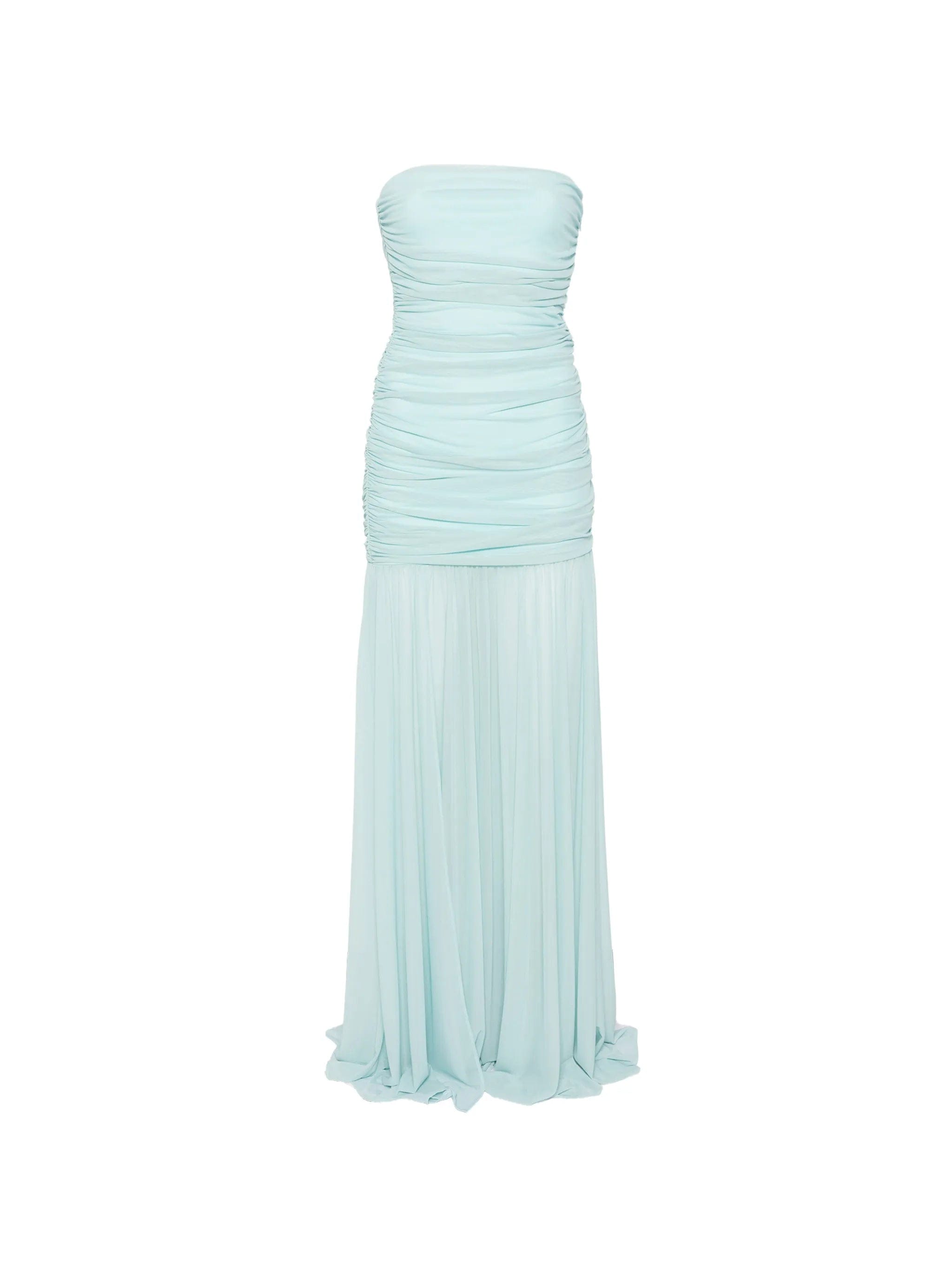 Retrofete Adele ruched strapless dress