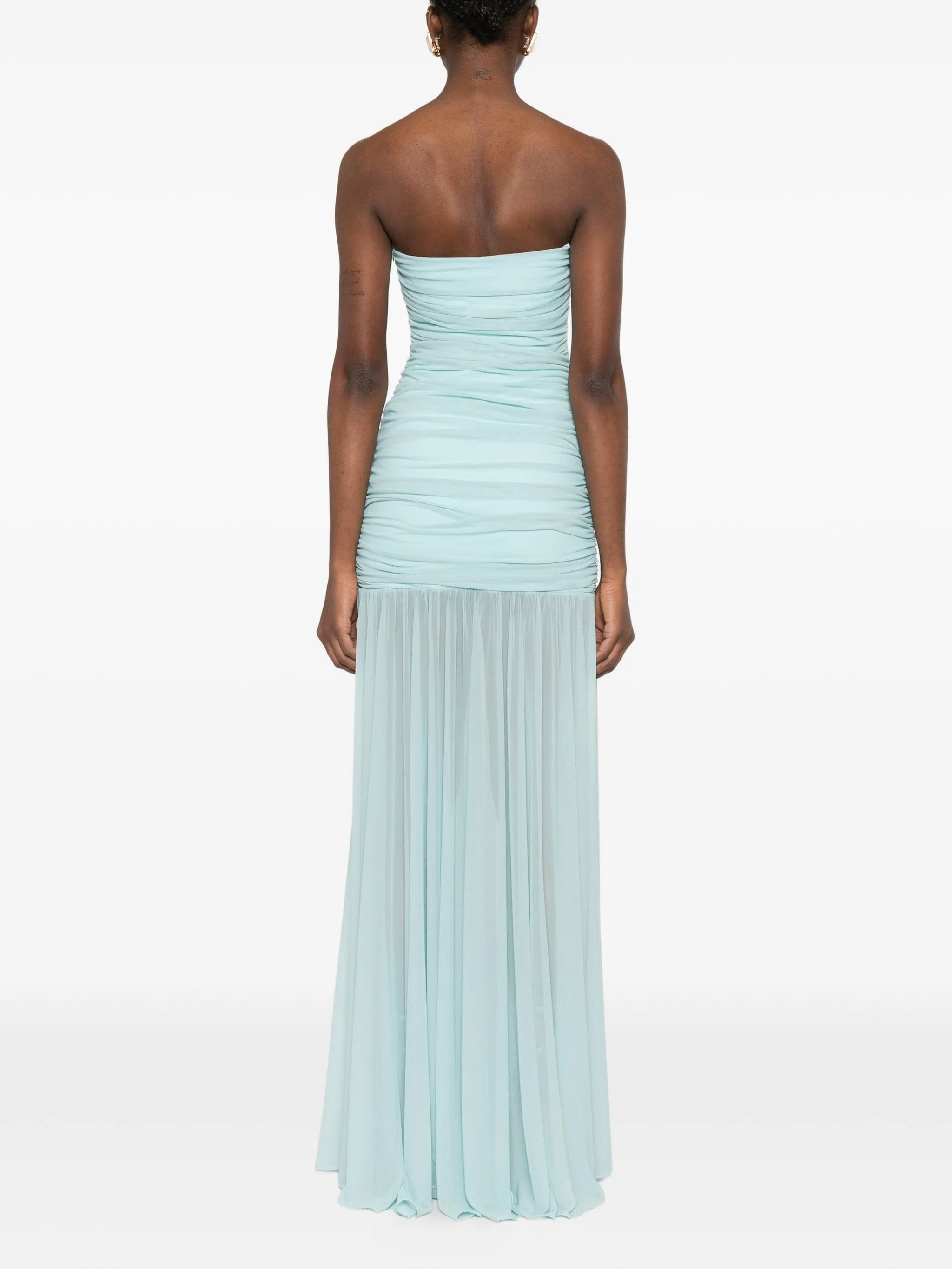 Retrofete Adele ruched strapless dress