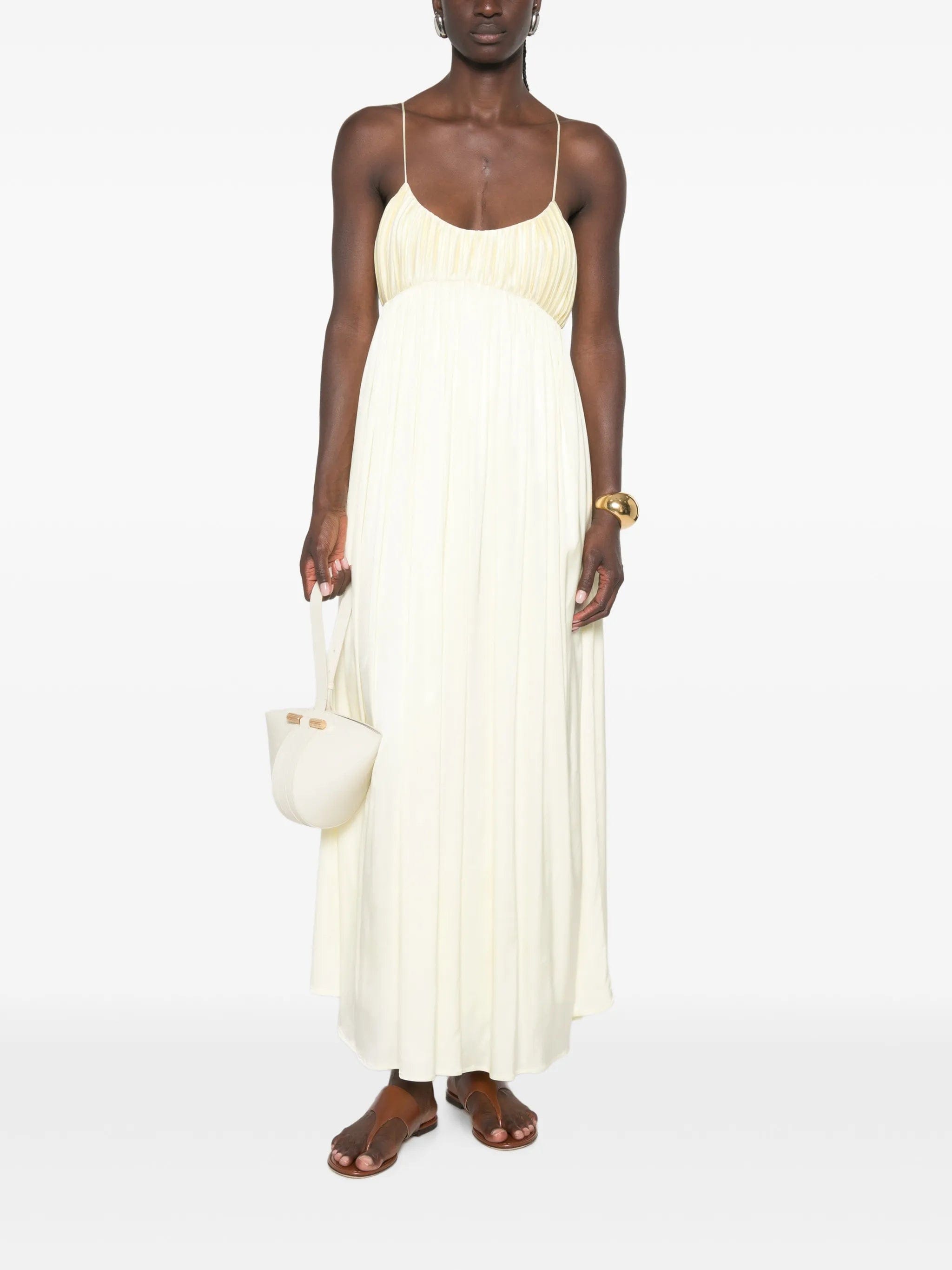 TOVE Katrine pleated midi dress