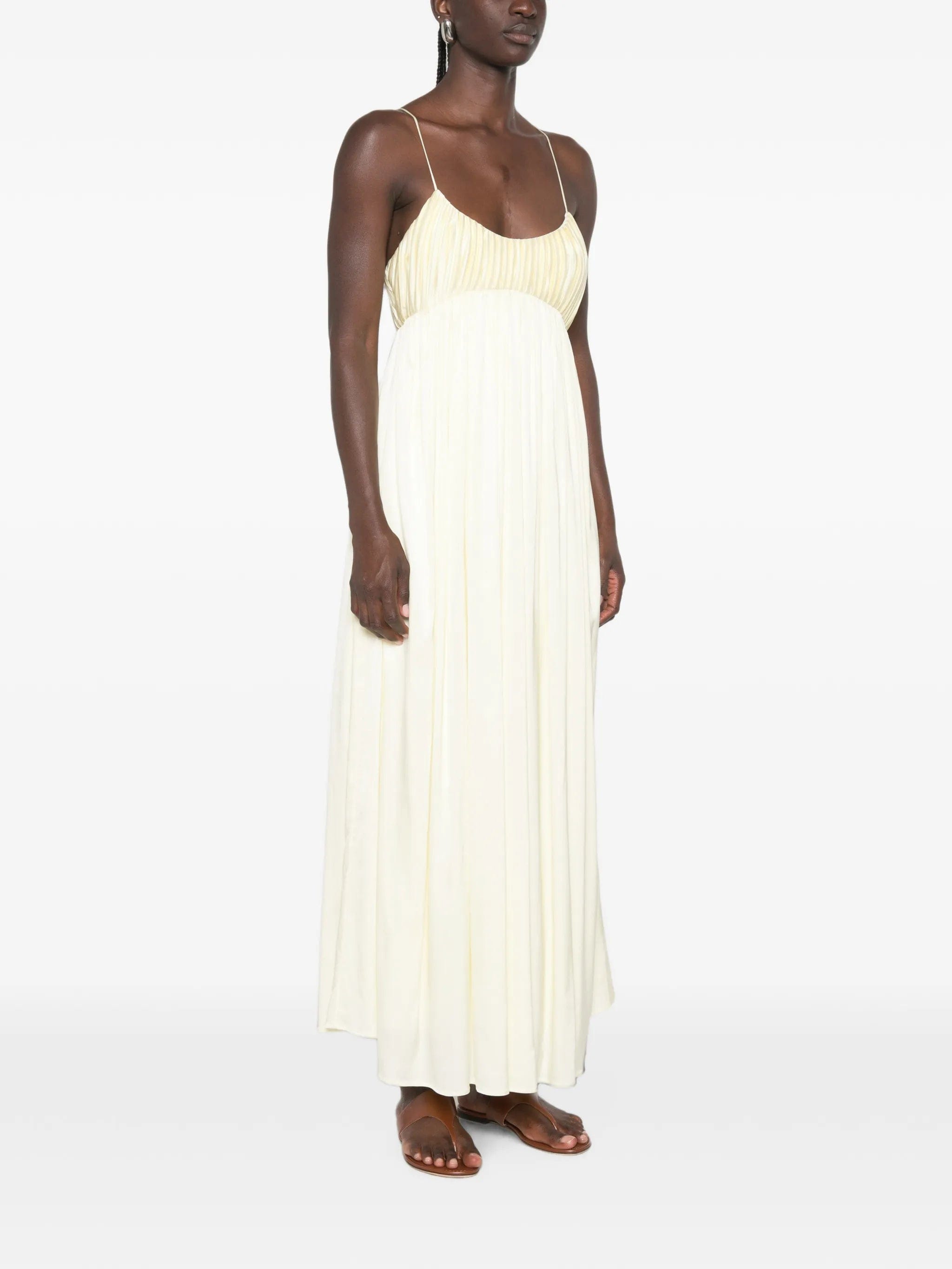 TOVE Katrine pleated midi dress