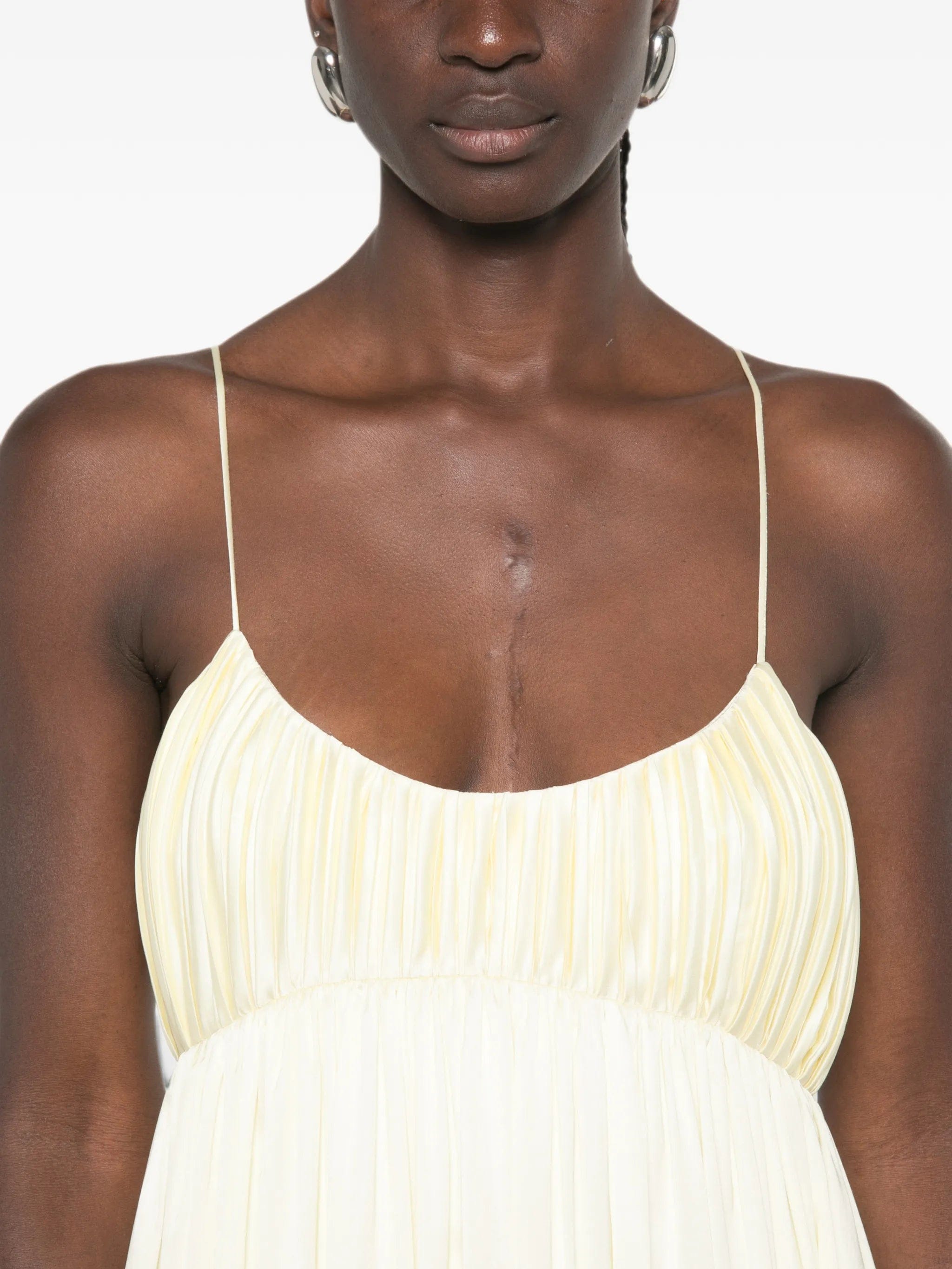 TOVE Katrine pleated midi dress