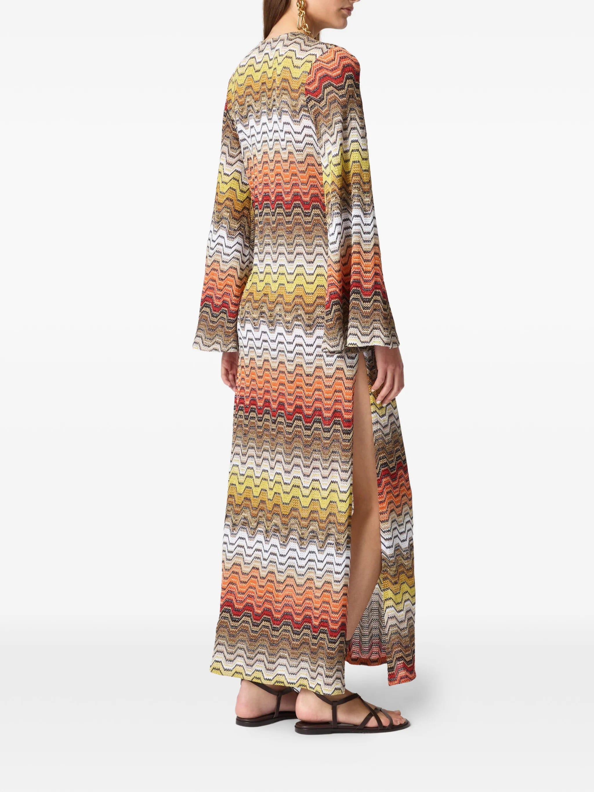 Missoni chevron - pattern maxi dress
