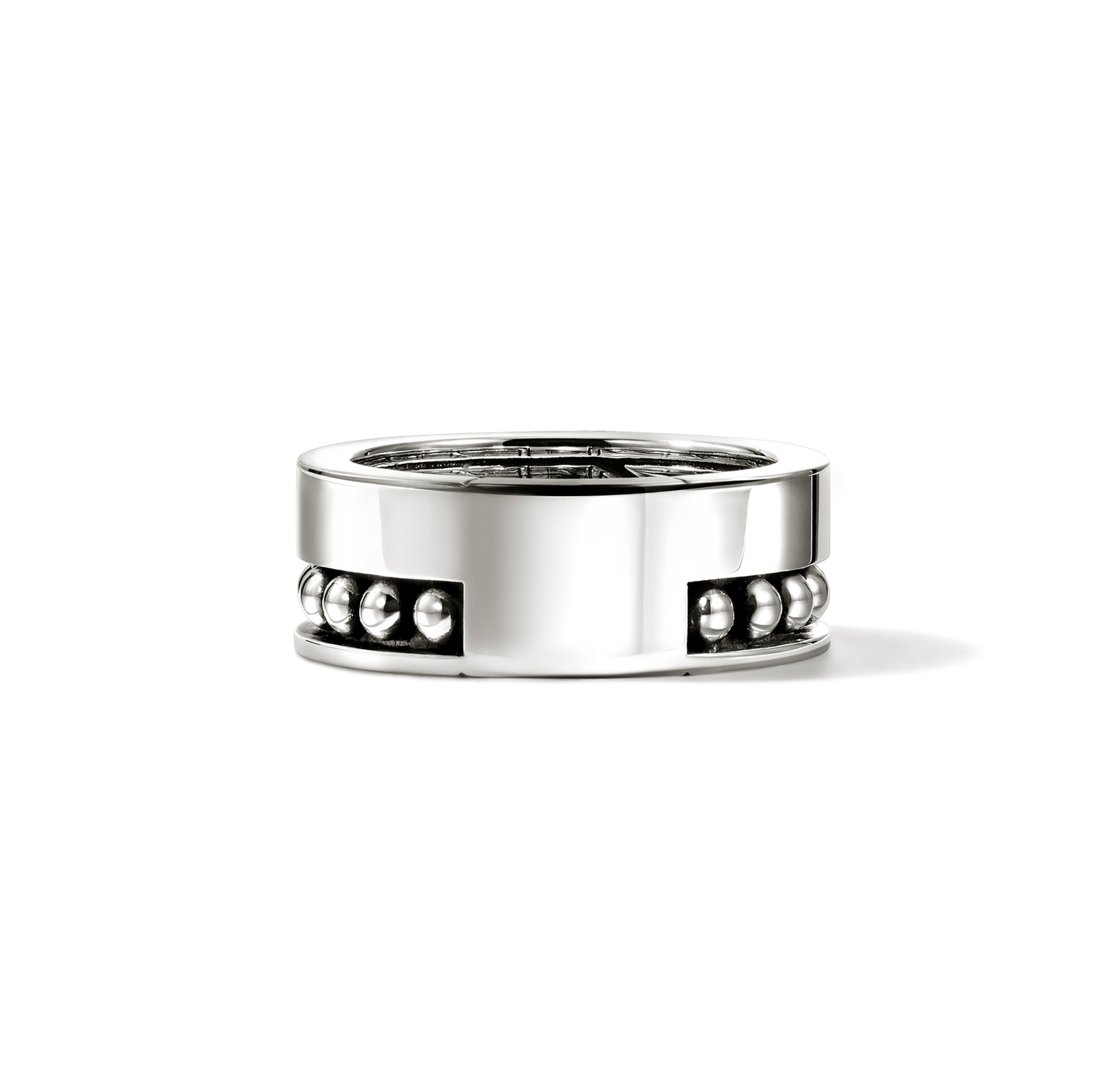 John Hardy Nailhead Sterling Silver Band, 9 mm