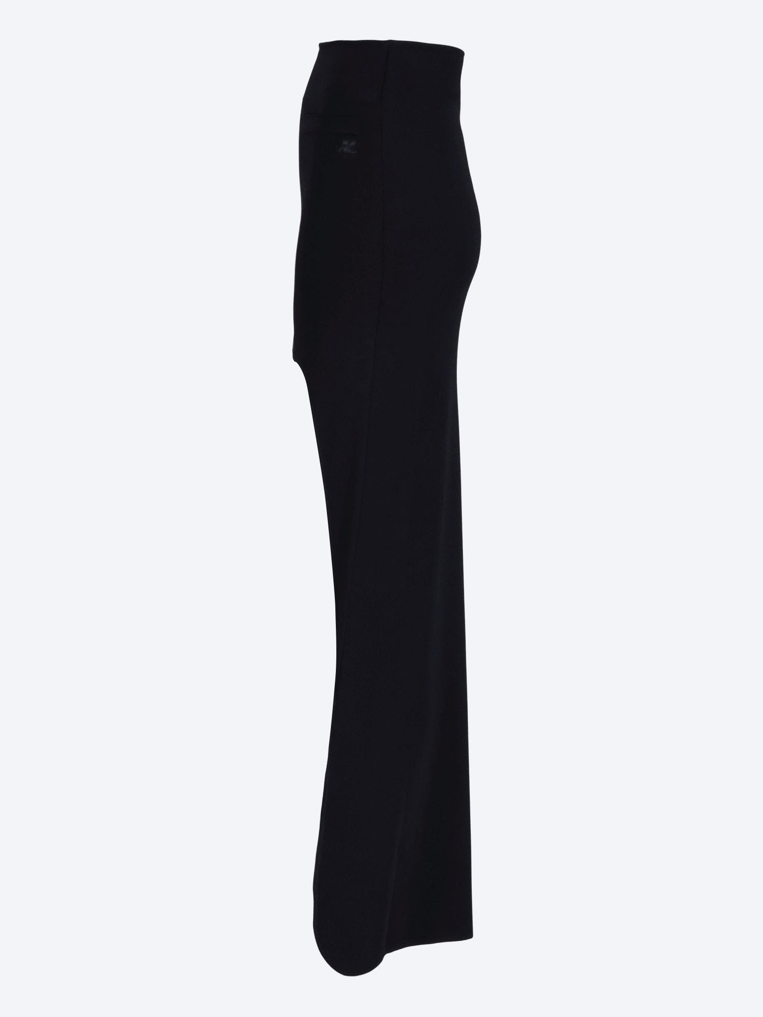 Courreges Asymetrical knit skirt