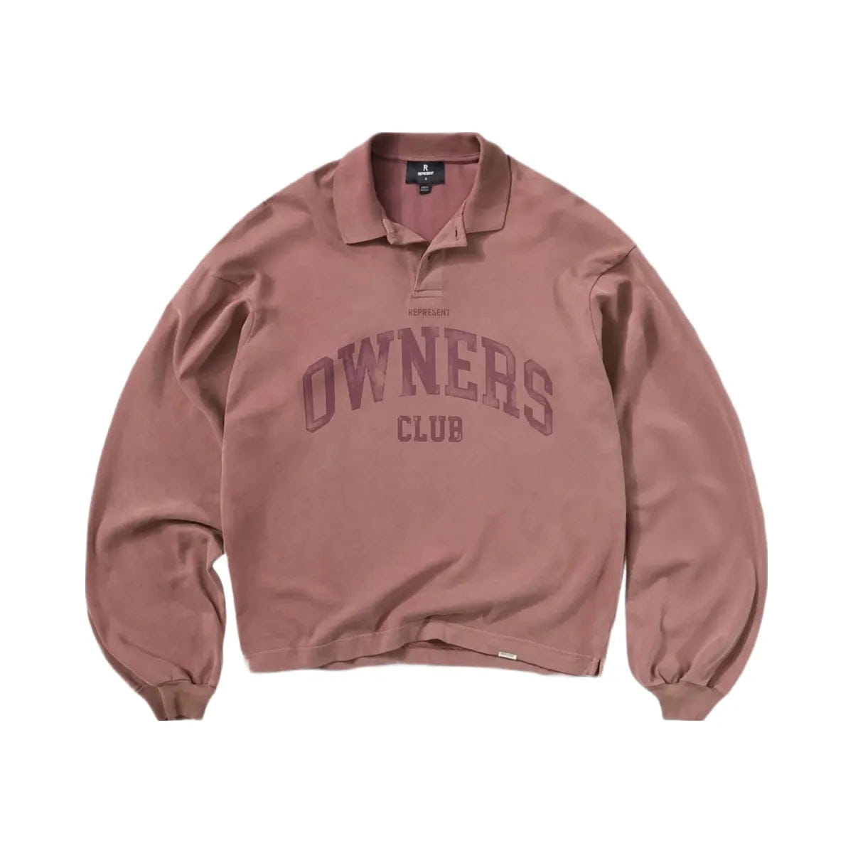 Owners Club Represent Fw25 Represent Owners Club Rugby Polo Smoked Rose