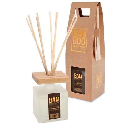 Bamboo Reed Diffuser Oudwood & Geranium 80 ml