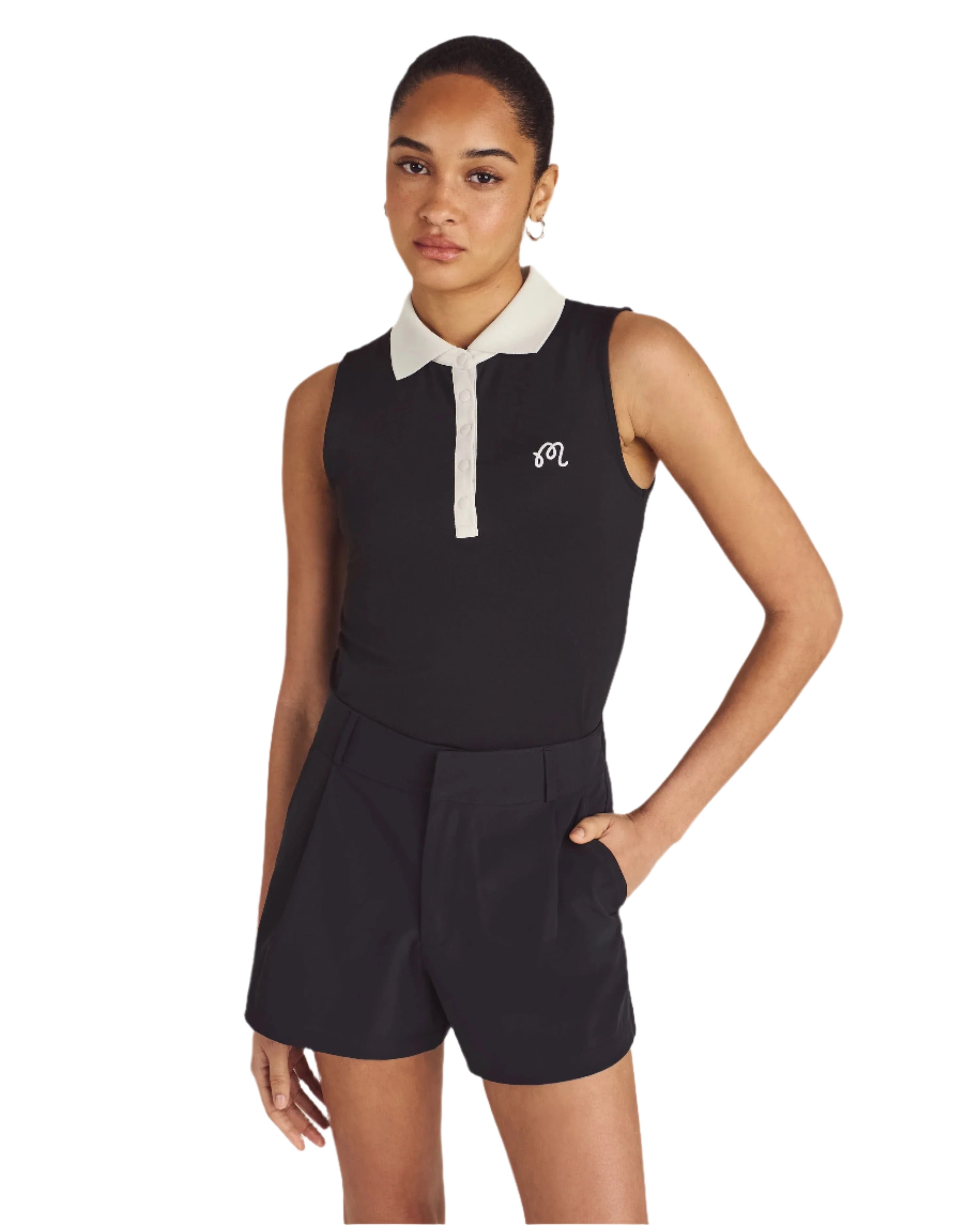 Malbon Golf – Claudia Sleeveless Polo