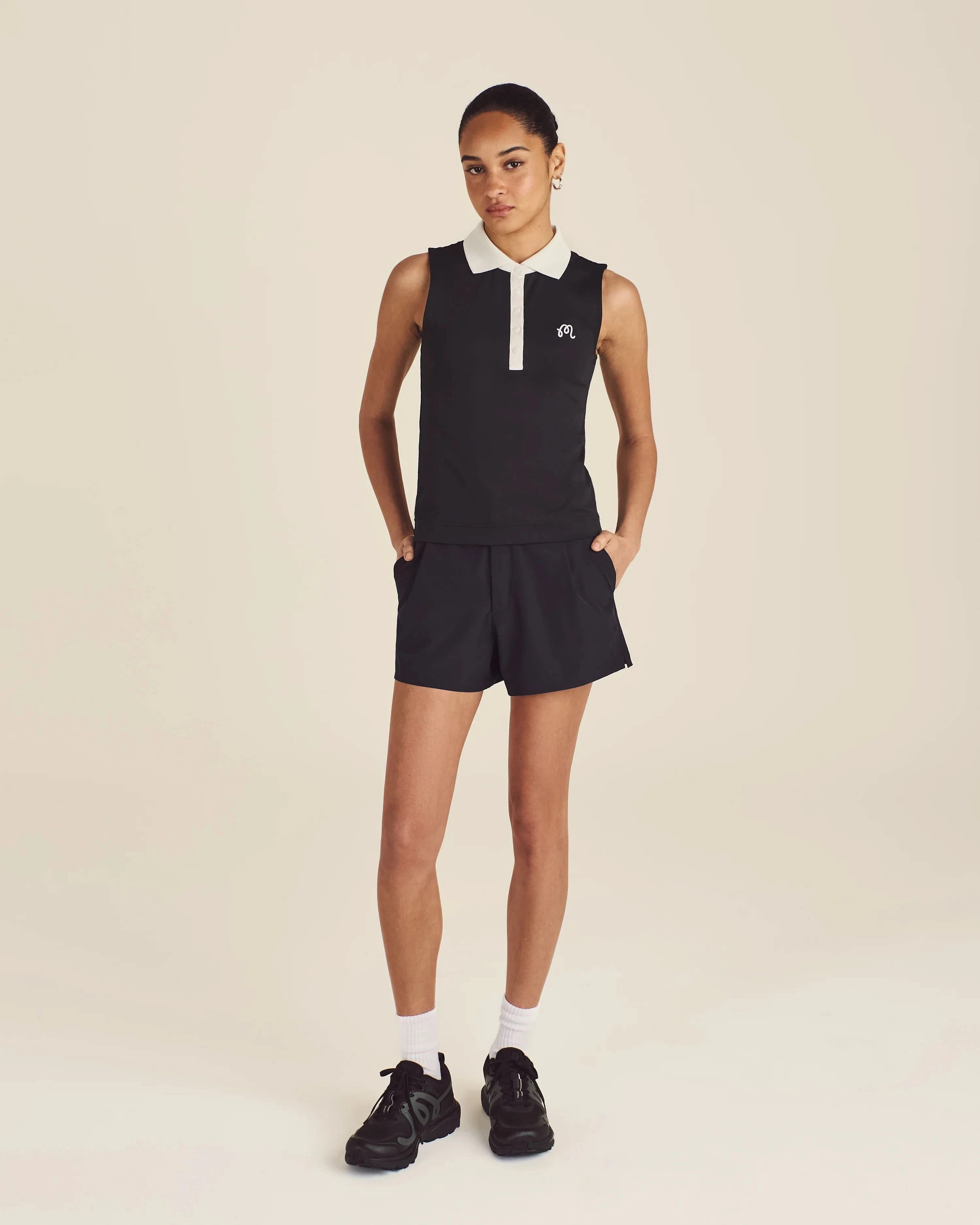 Malbon Golf – Claudia Sleeveless Polo