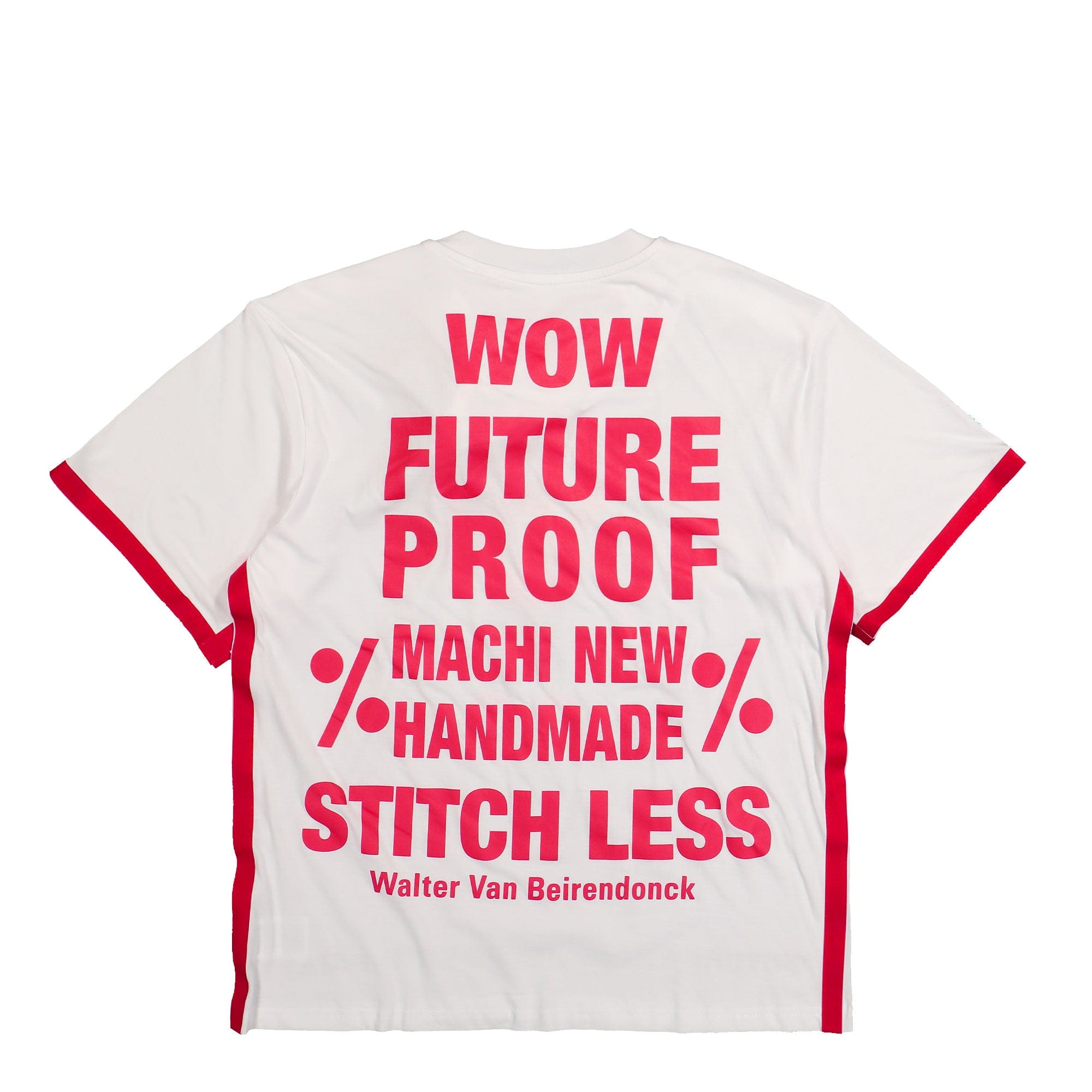 Walter Van Beirendonck Oversized Boxy T-Shirt Text