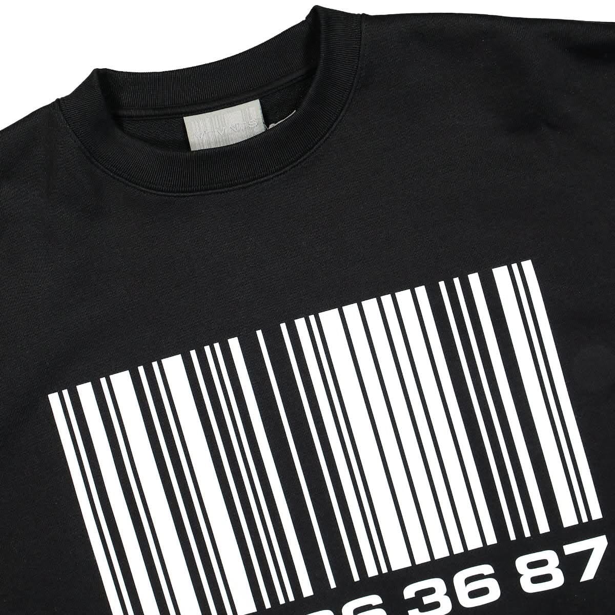 Vtmnts Big Barcode Sweatshirt