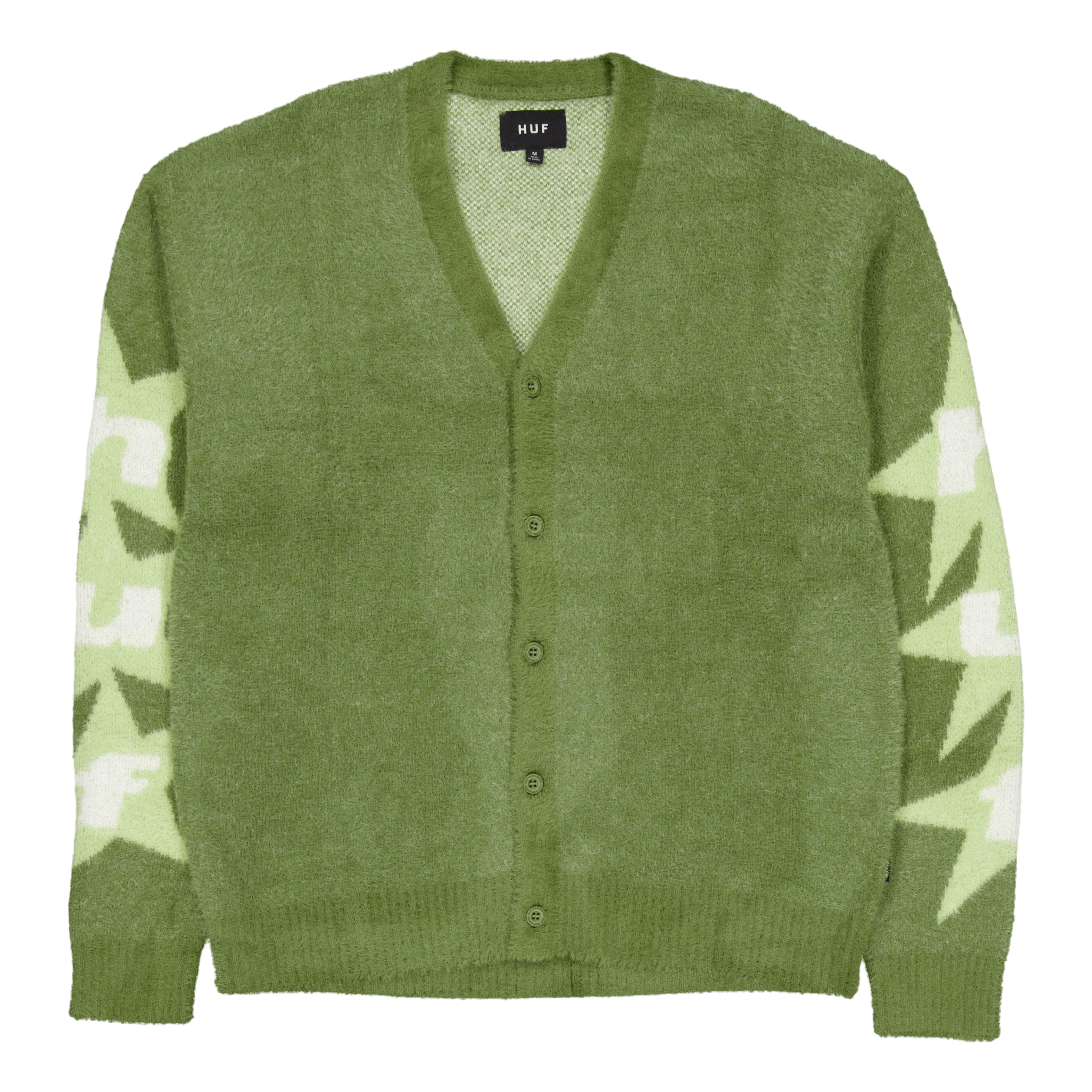 HUF Ursa Mohair Cardigan Pesto