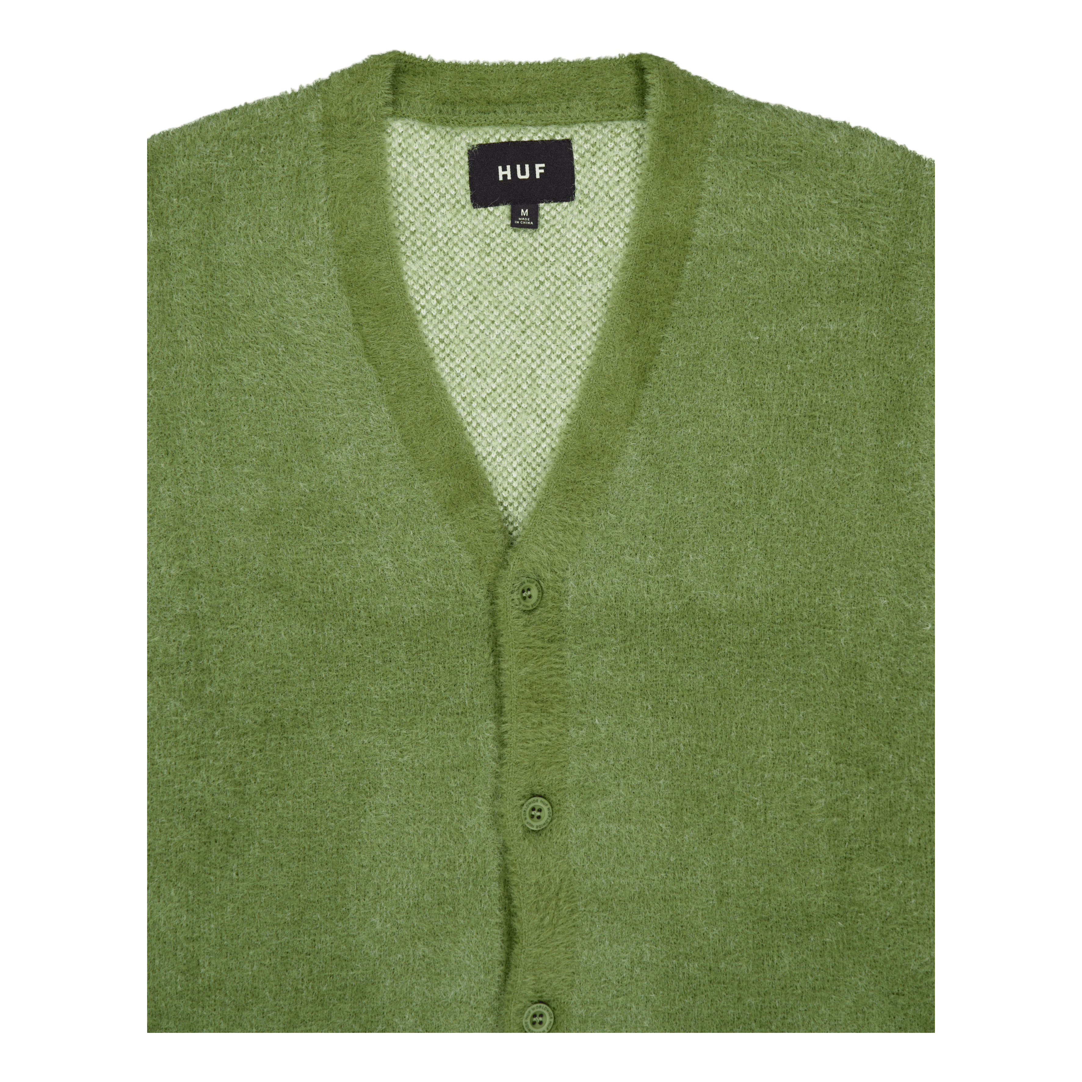 HUF Ursa Mohair Cardigan Pesto