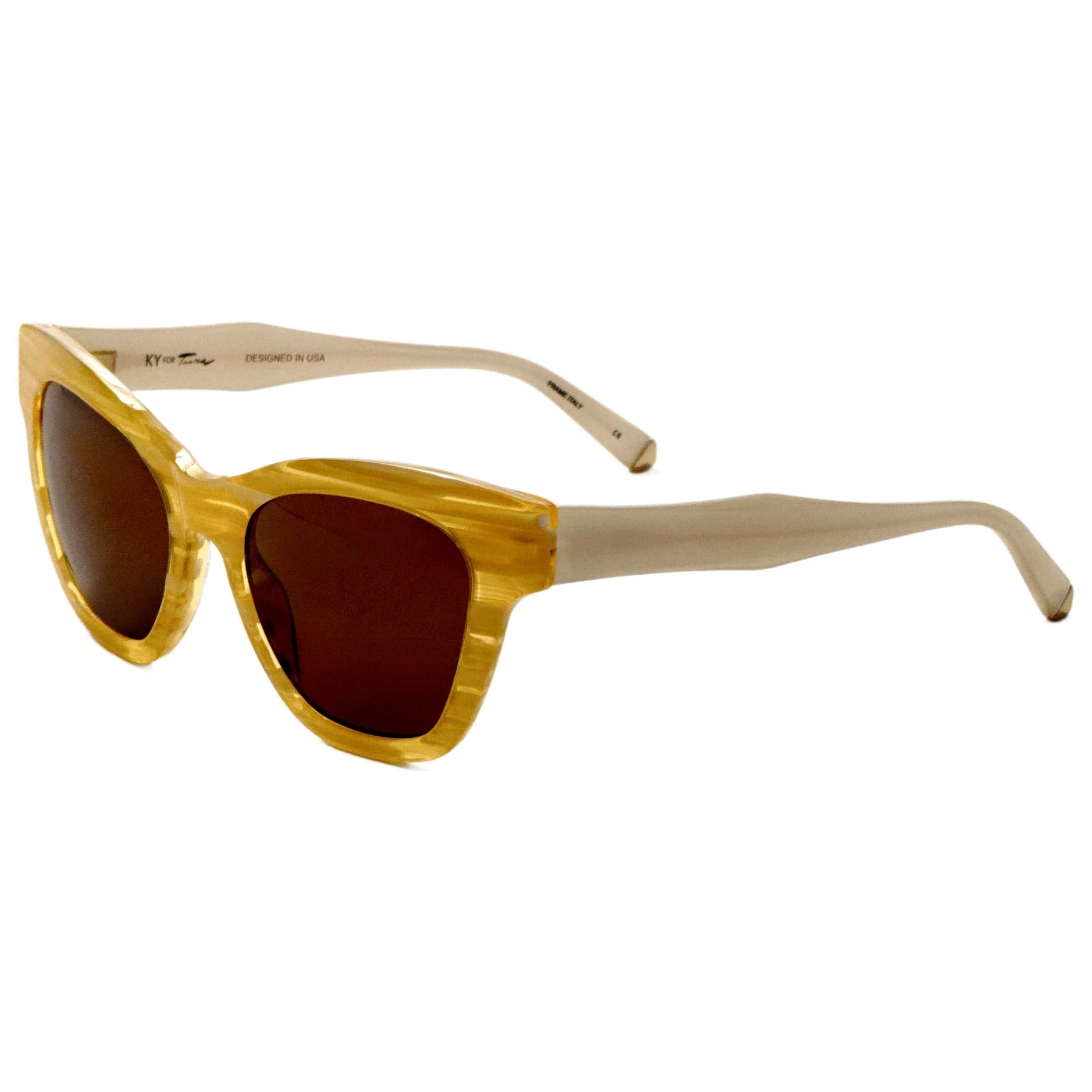 Kate Young Women's Sunglasses K538 - HON - 55